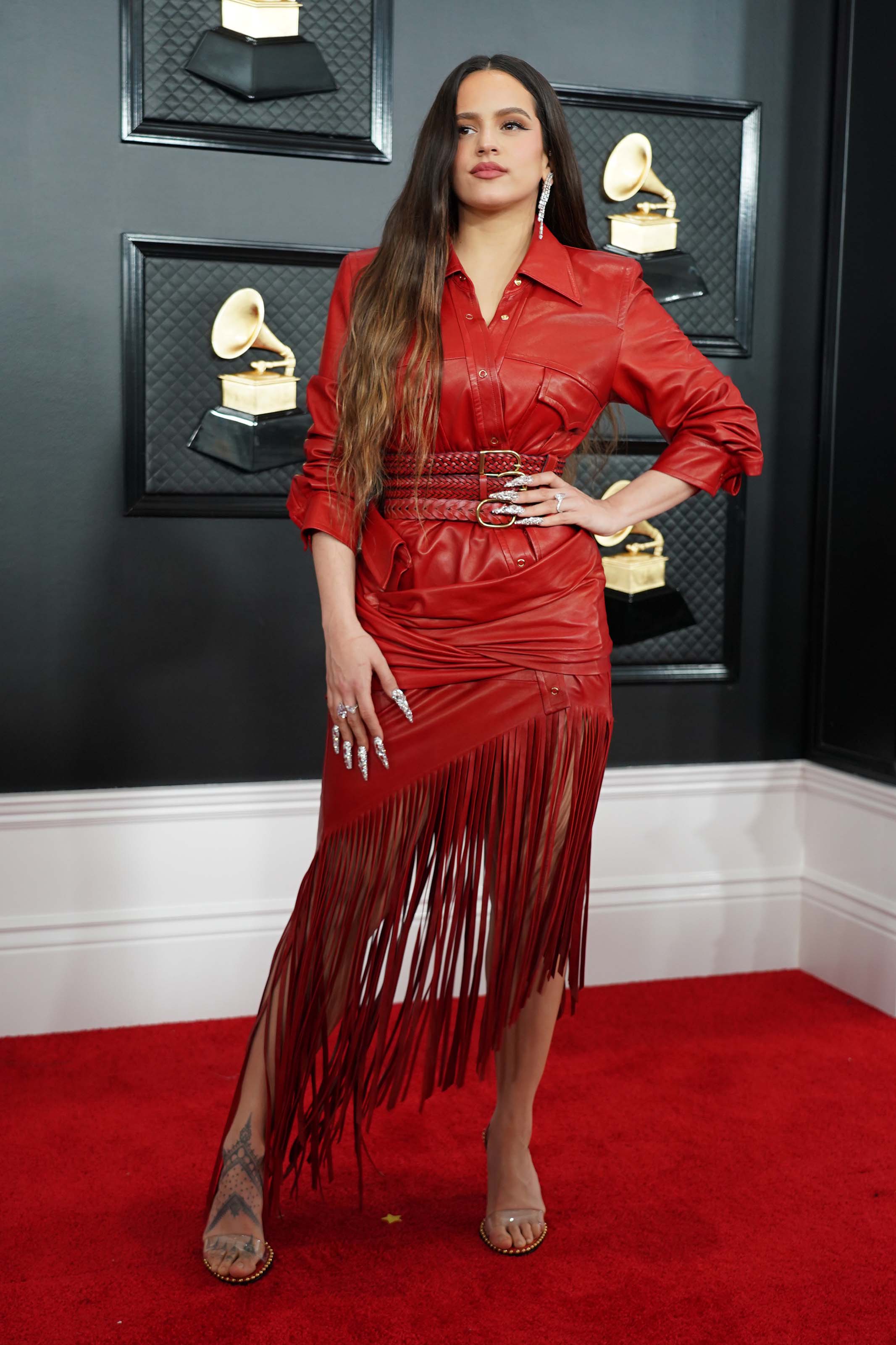 Rosalia attends 62nd Annual GRAMMY Awards at Staples Center in Los Angeles, CA