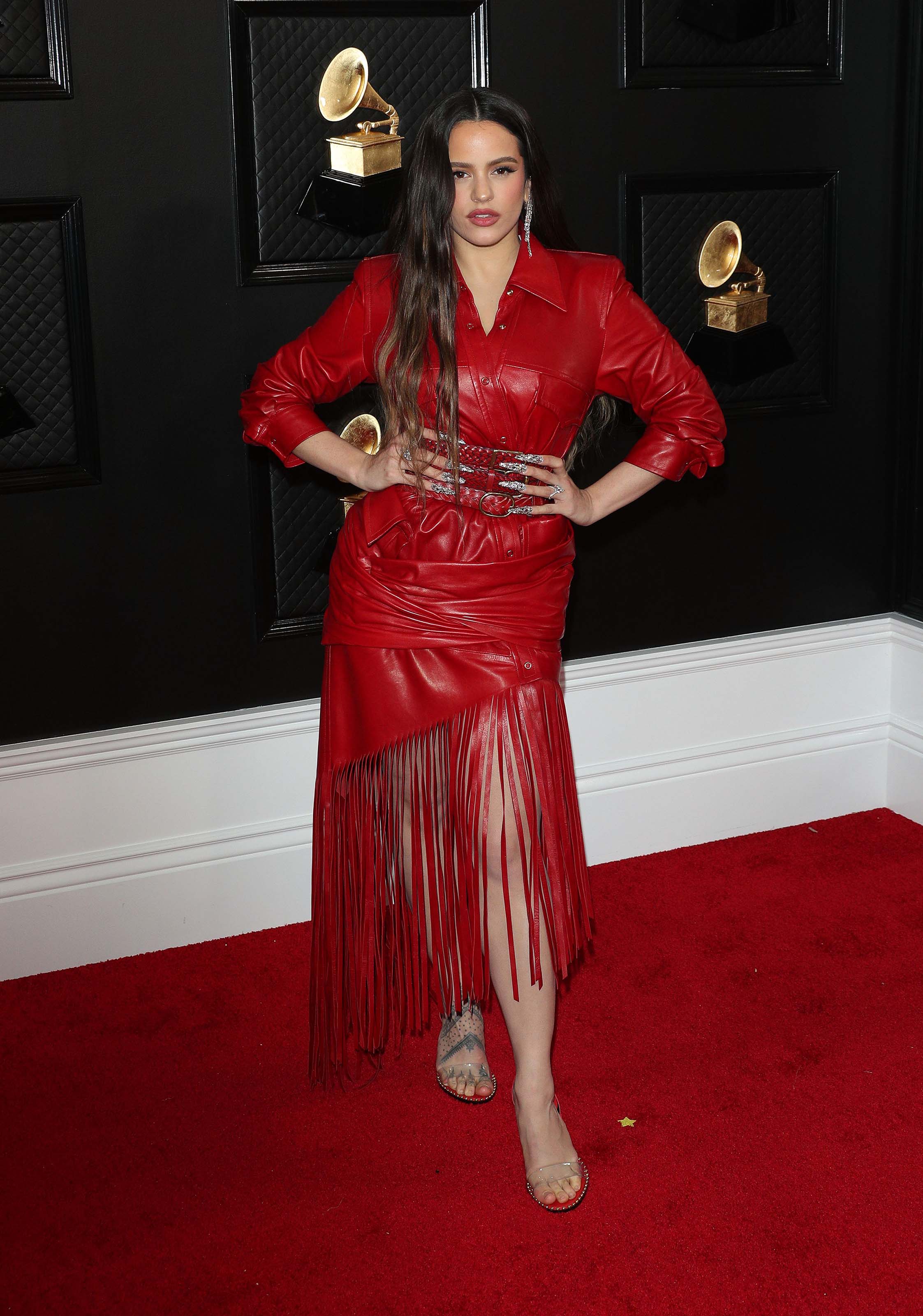 Rosalia attends 62nd Annual GRAMMY Awards at Staples Center in Los Angeles, CA