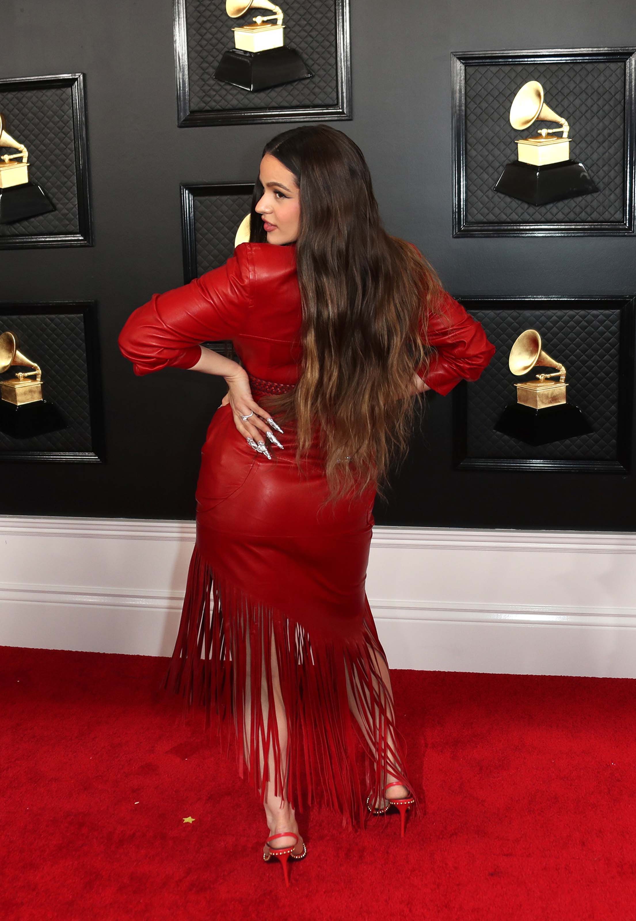 Rosalia attends 62nd Annual GRAMMY Awards at Staples Center in Los Angeles, CA