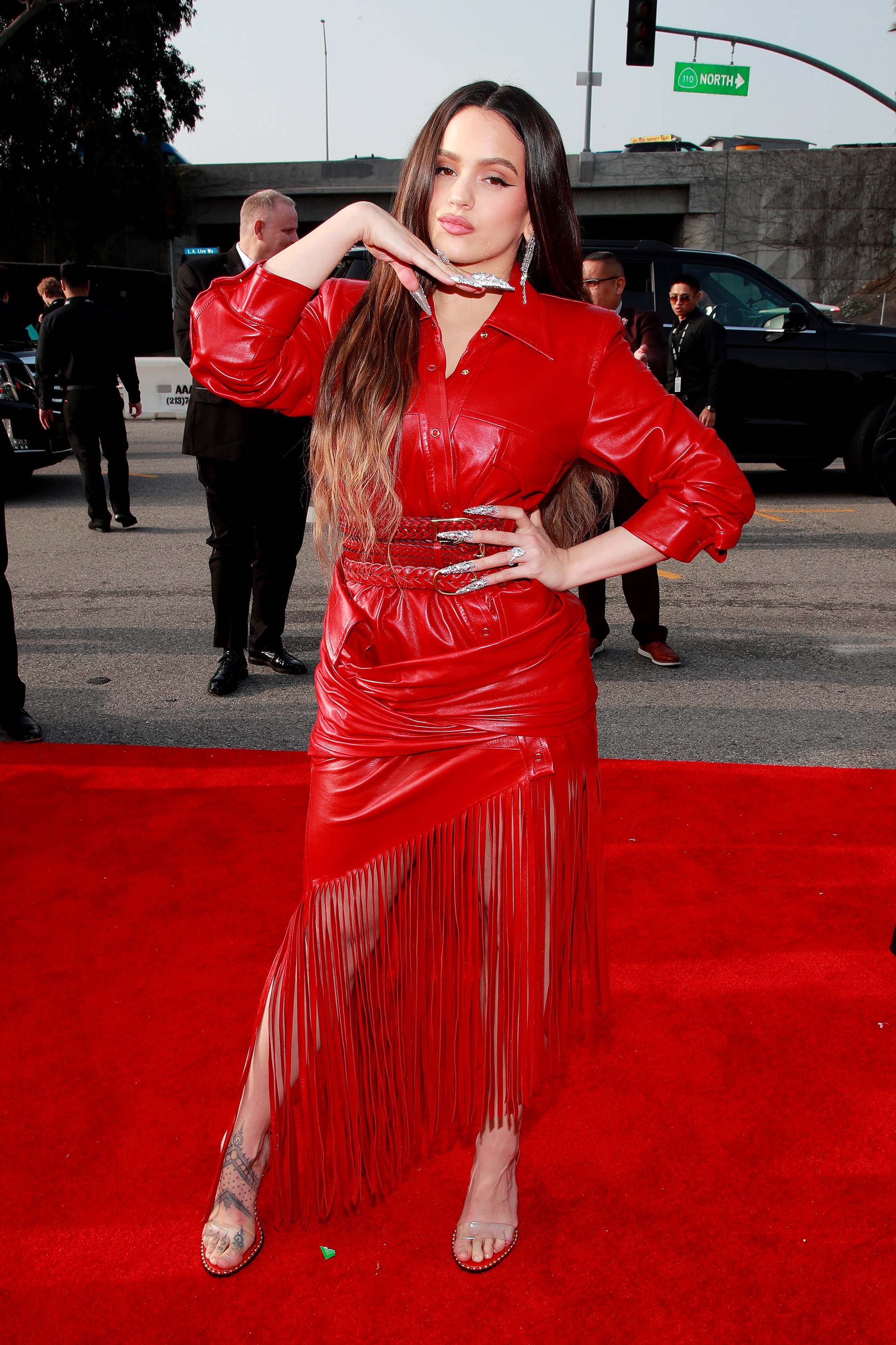 Rosalia attends 62nd Annual GRAMMY Awards at Staples Center in Los Angeles, CA