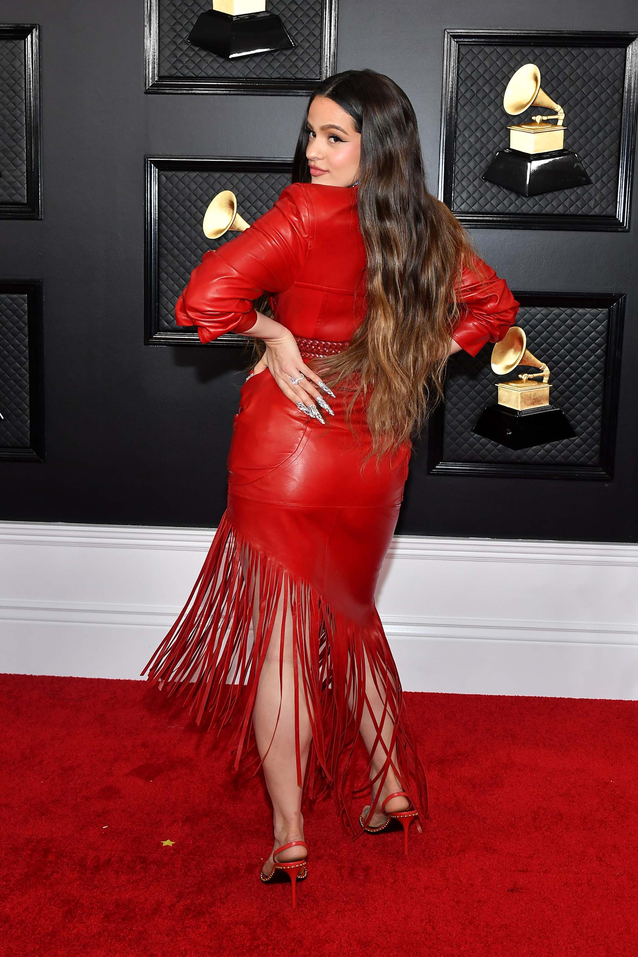 Rosalia attends 62nd Annual GRAMMY Awards at Staples Center in Los Angeles, CA