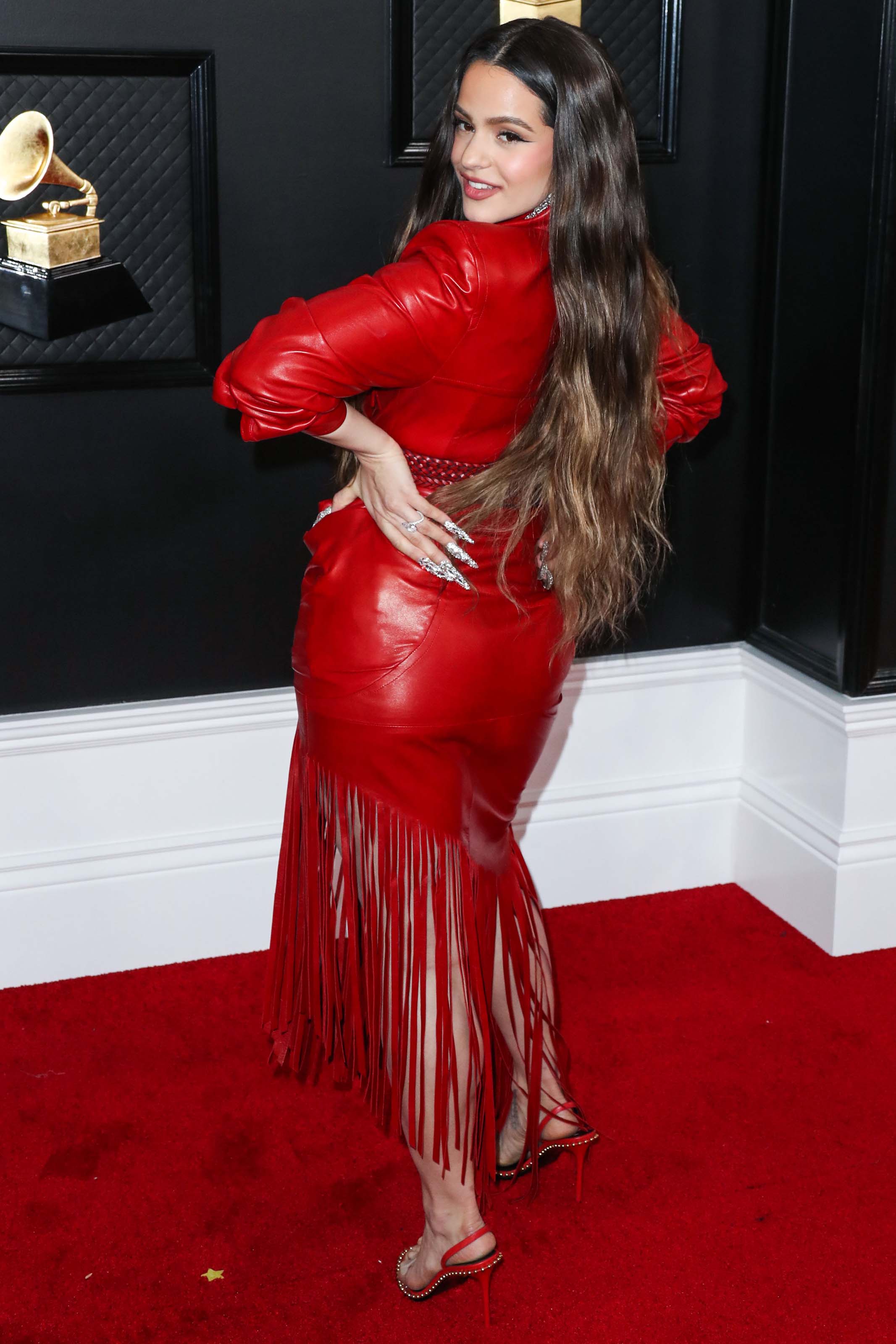 Rosalia attends 62nd Annual GRAMMY Awards at Staples Center in Los Angeles, CA