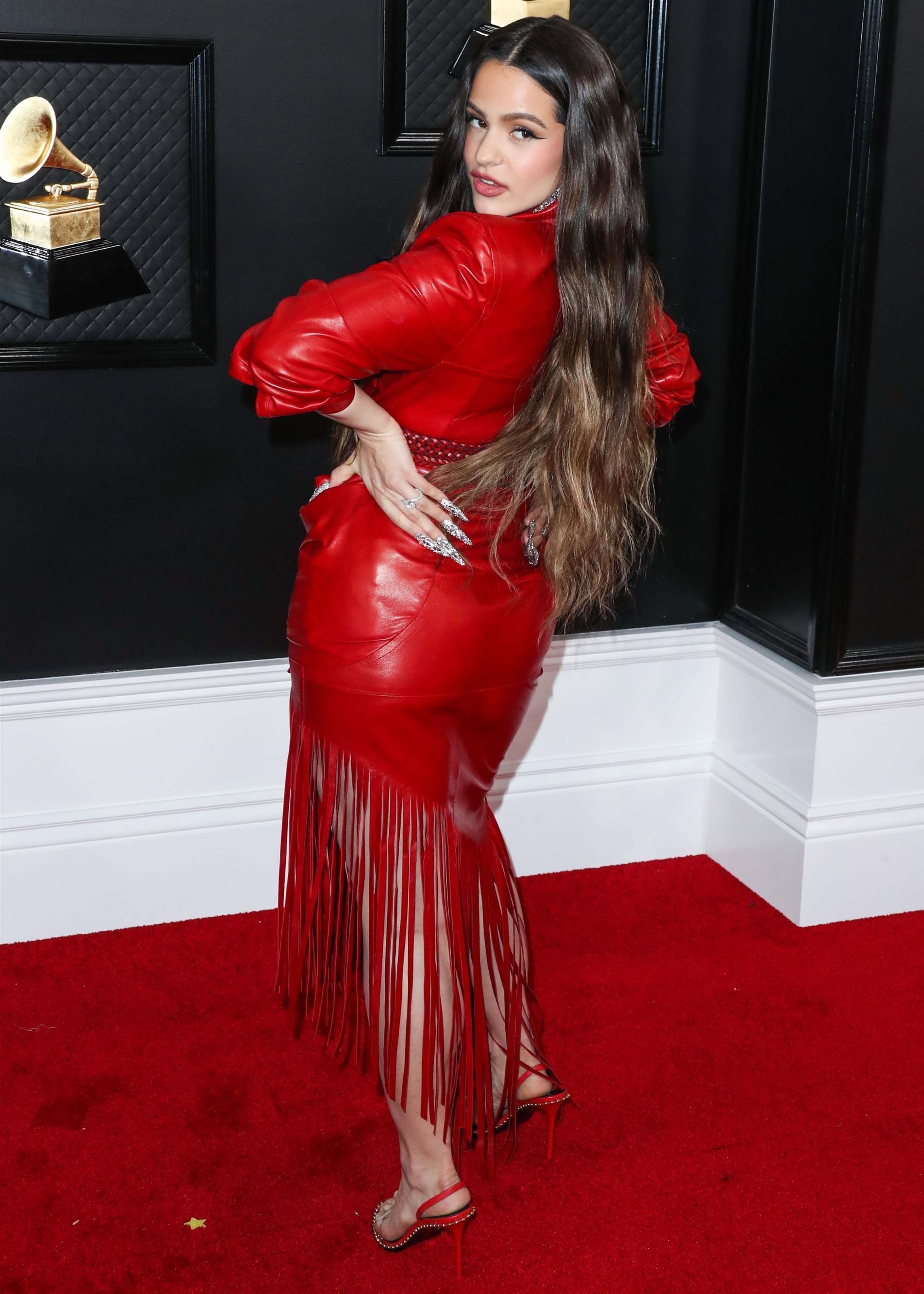 Rosalia attends 62nd Annual GRAMMY Awards at Staples Center in Los Angeles, CA