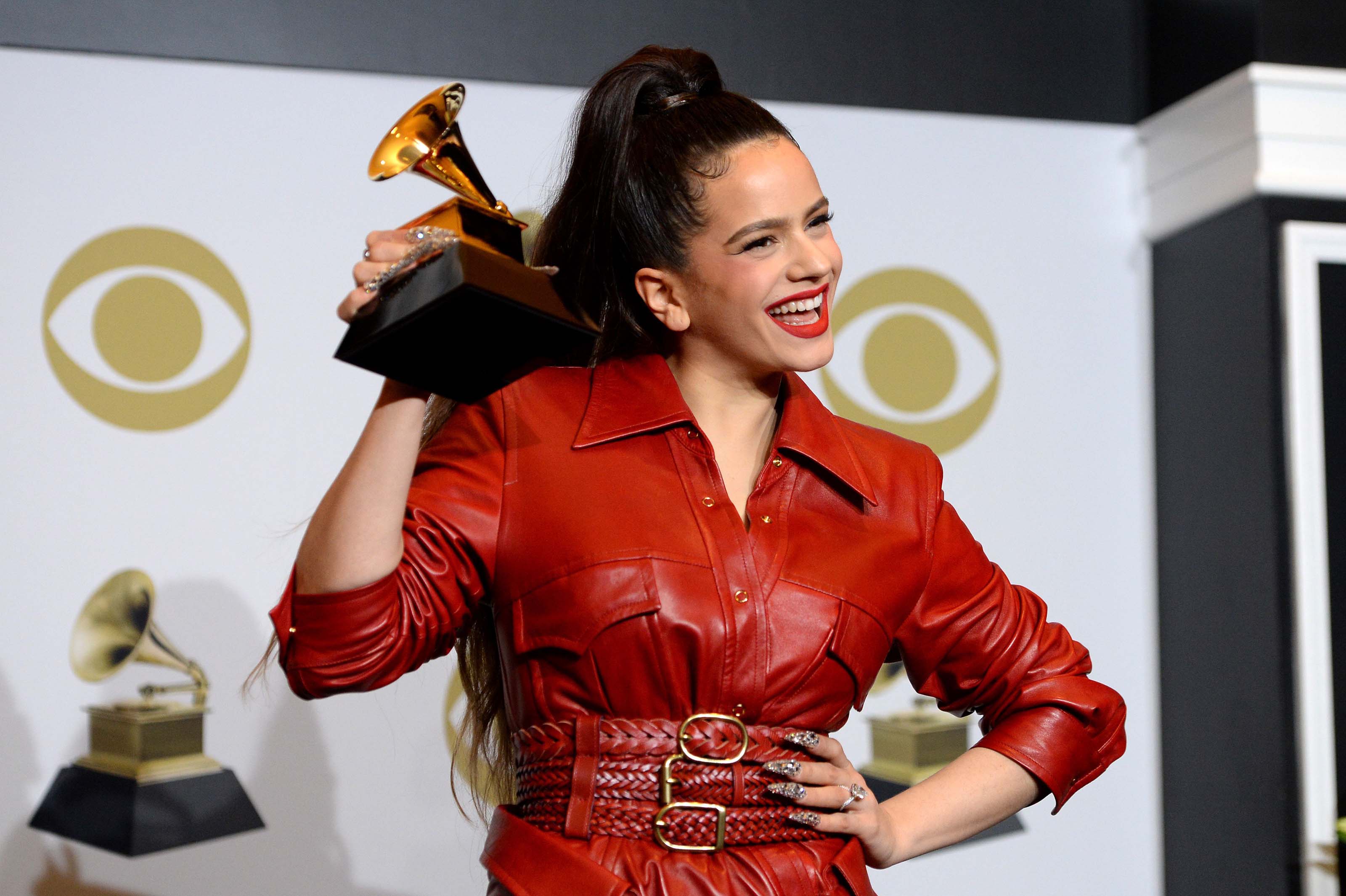 Rosalia attends 62nd Annual GRAMMY Awards at Staples Center in Los Angeles, CA