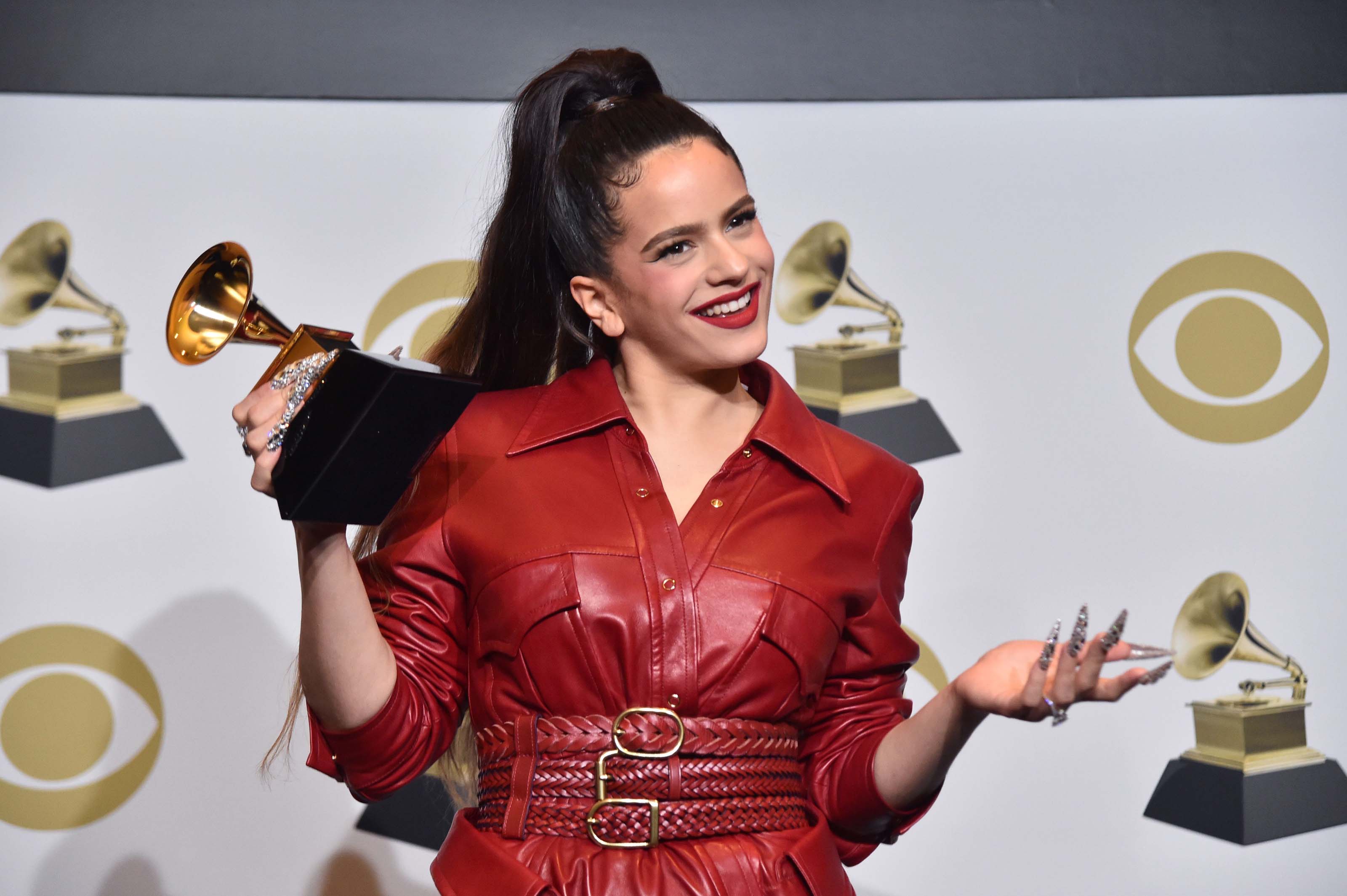 Rosalia attends 62nd Annual GRAMMY Awards at Staples Center in Los Angeles, CA