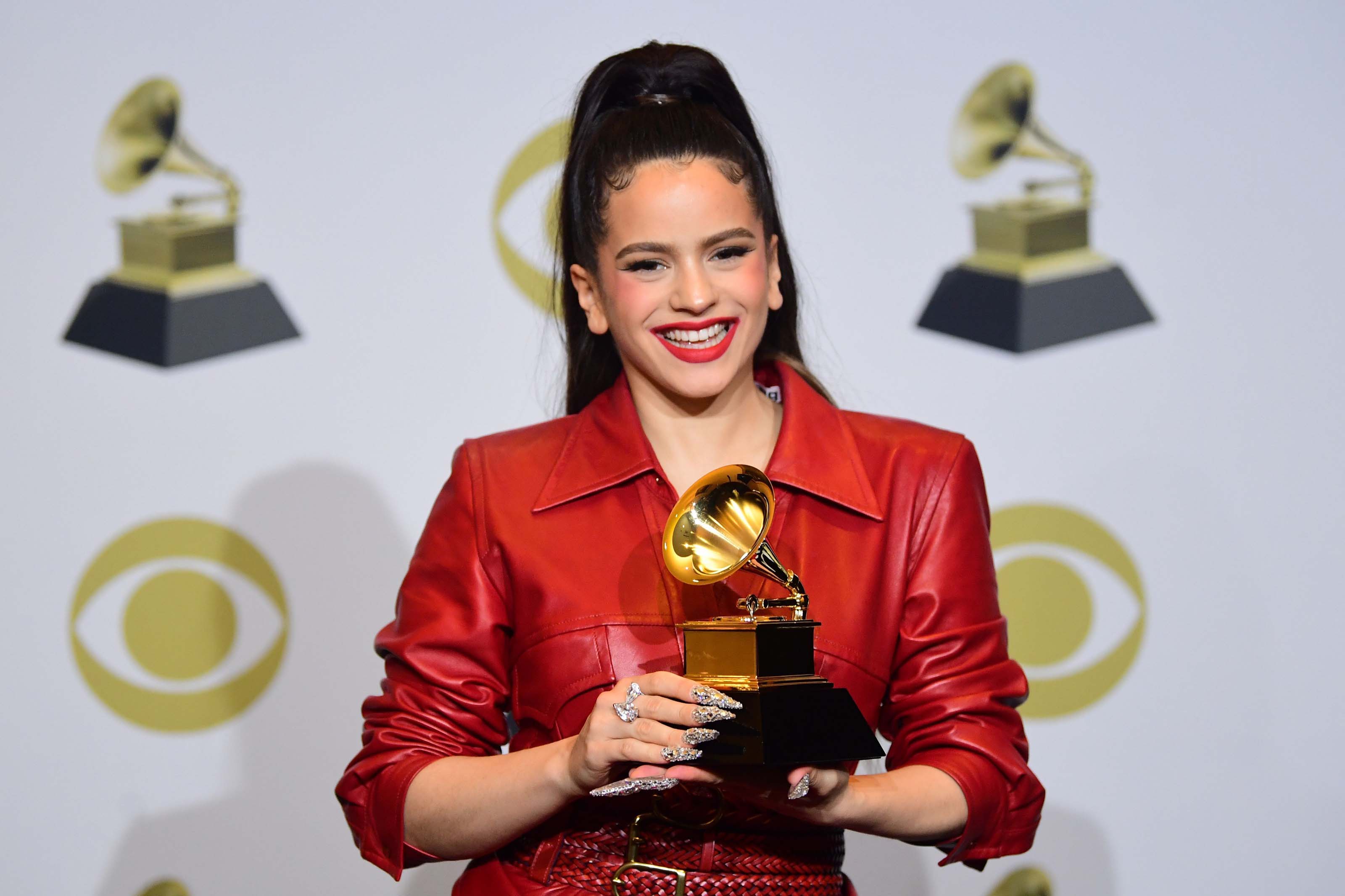 Rosalia attends 62nd Annual GRAMMY Awards at Staples Center in Los Angeles, CA