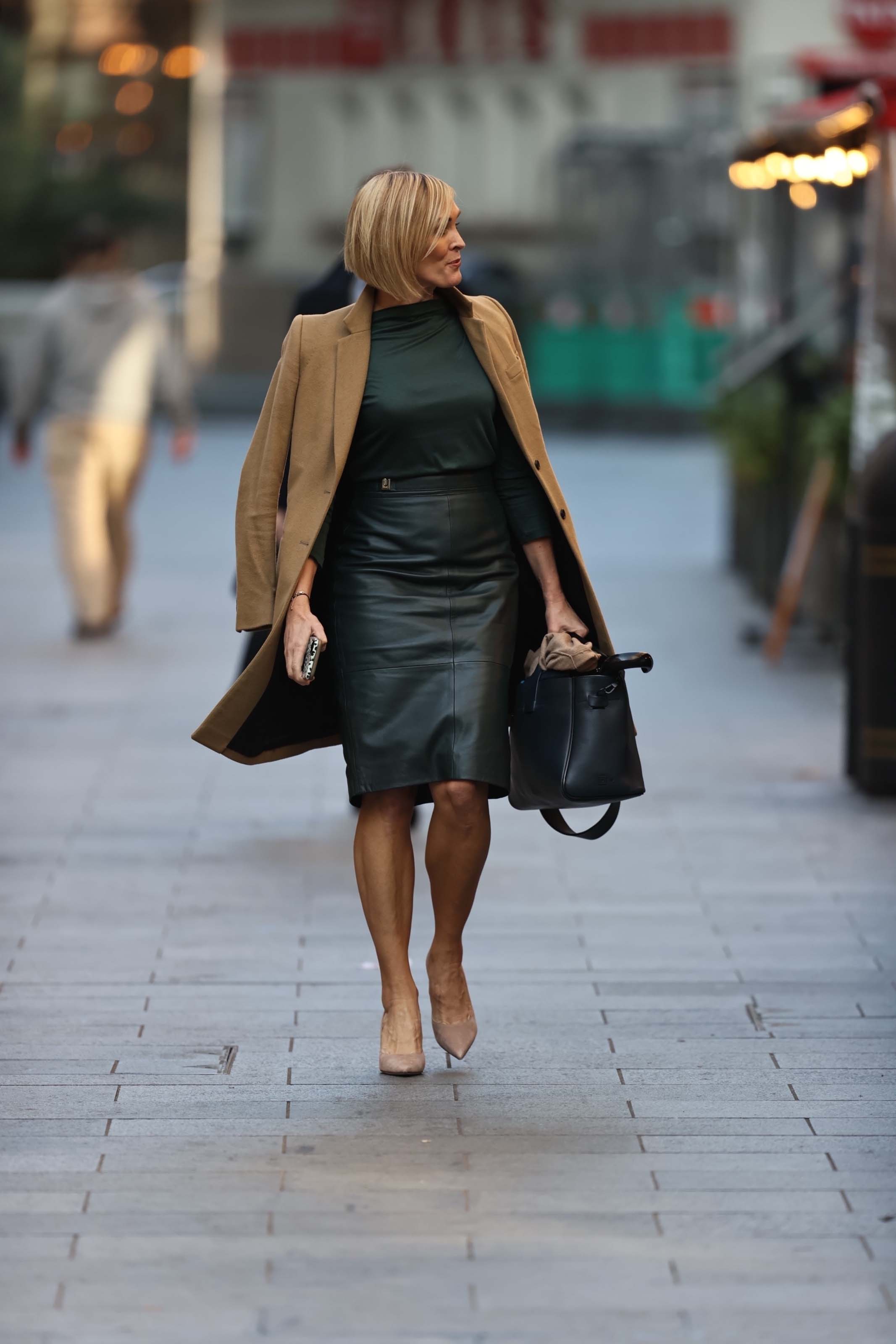 Jenni Falconer seen at Global Radio Studios in London