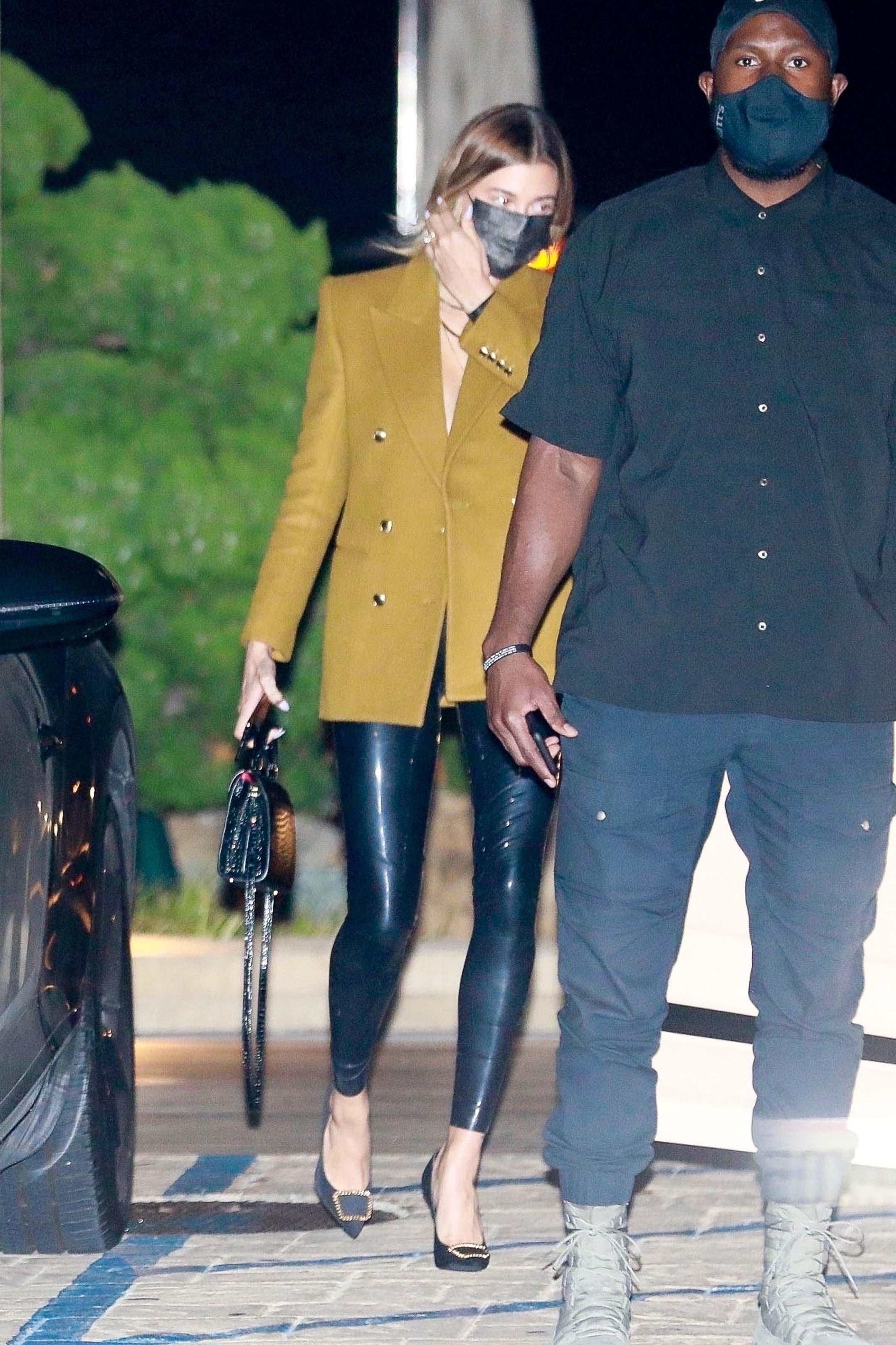 Hailey Baldwin seen at Nobu in Malibu