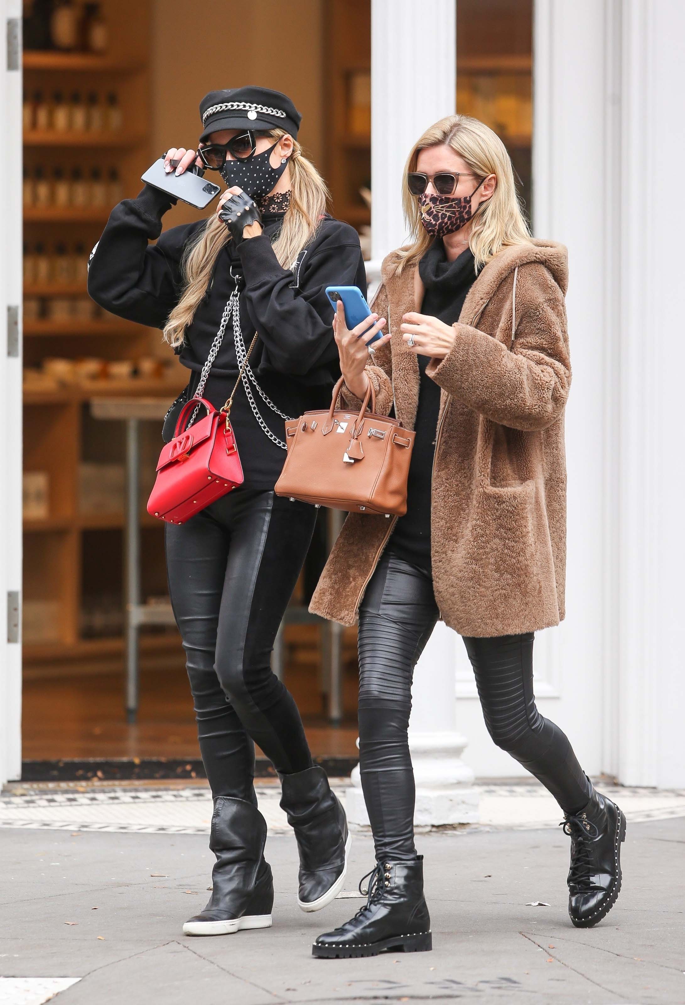 Paris Hilton & Nicky Hilton out shopping in Manhattan’s Soho area