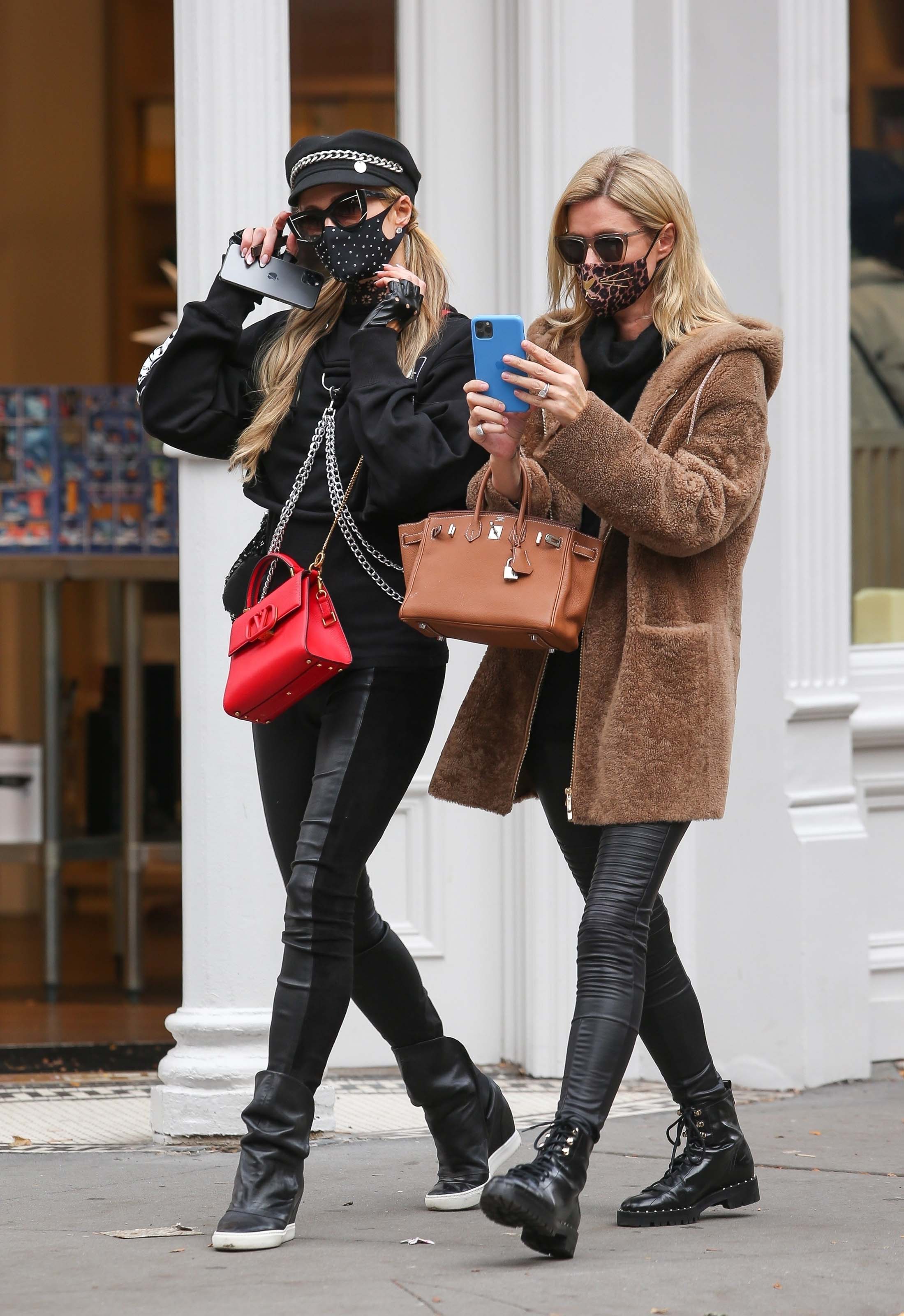 Paris Hilton & Nicky Hilton out shopping in Manhattan’s Soho area