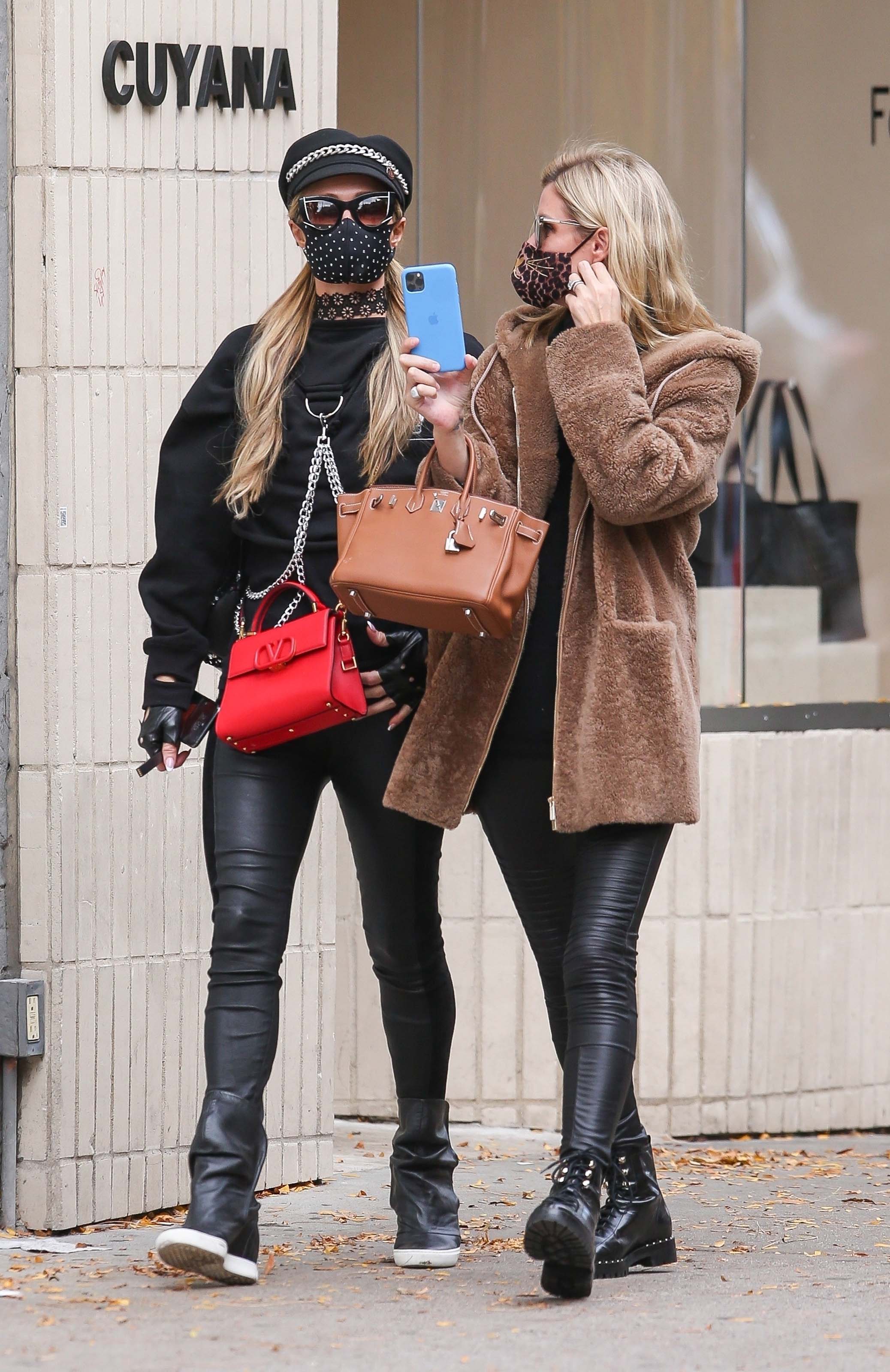 Paris Hilton & Nicky Hilton out shopping in Manhattan’s Soho area