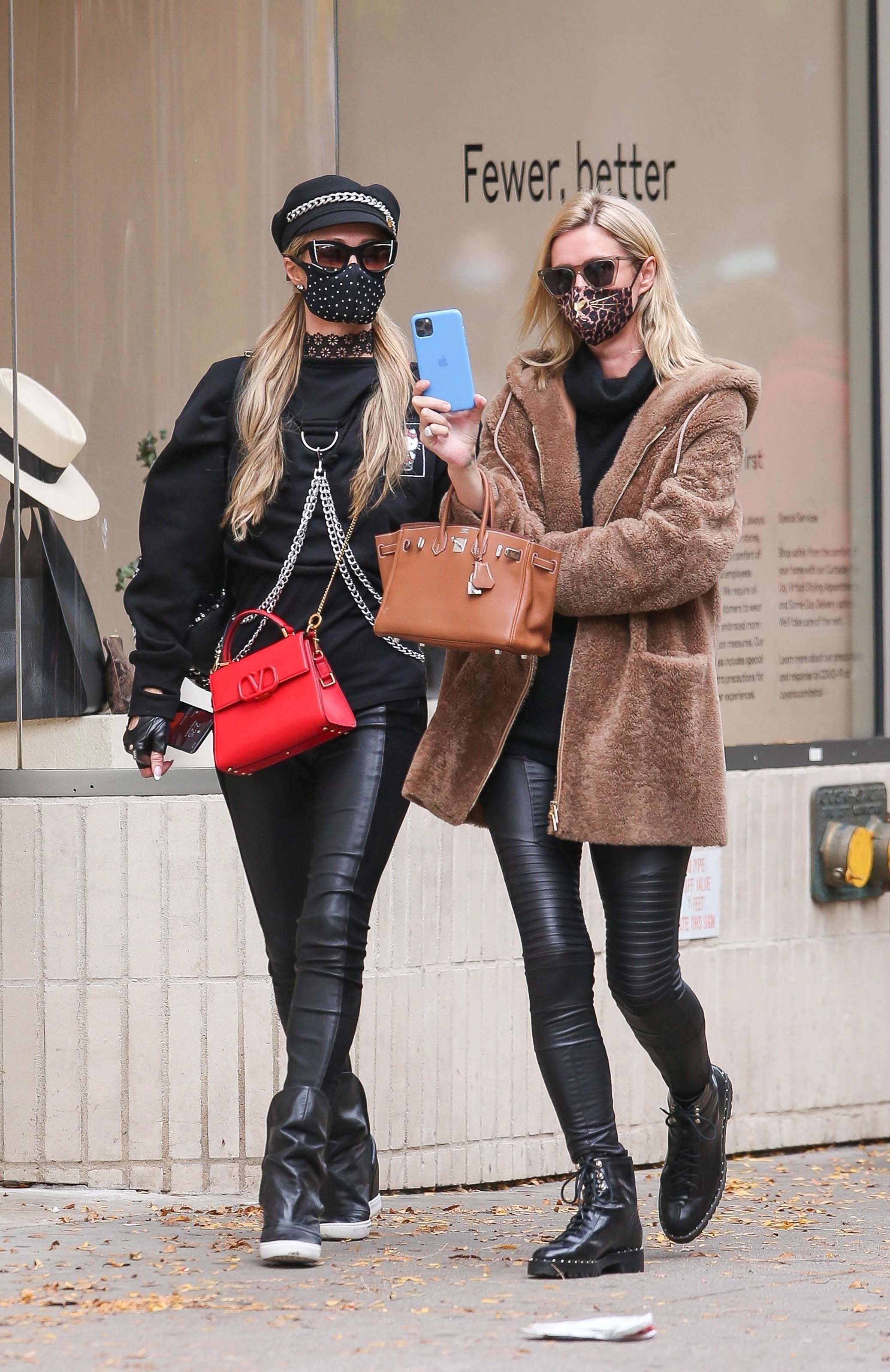 Paris Hilton & Nicky Hilton out shopping in Manhattan’s Soho area