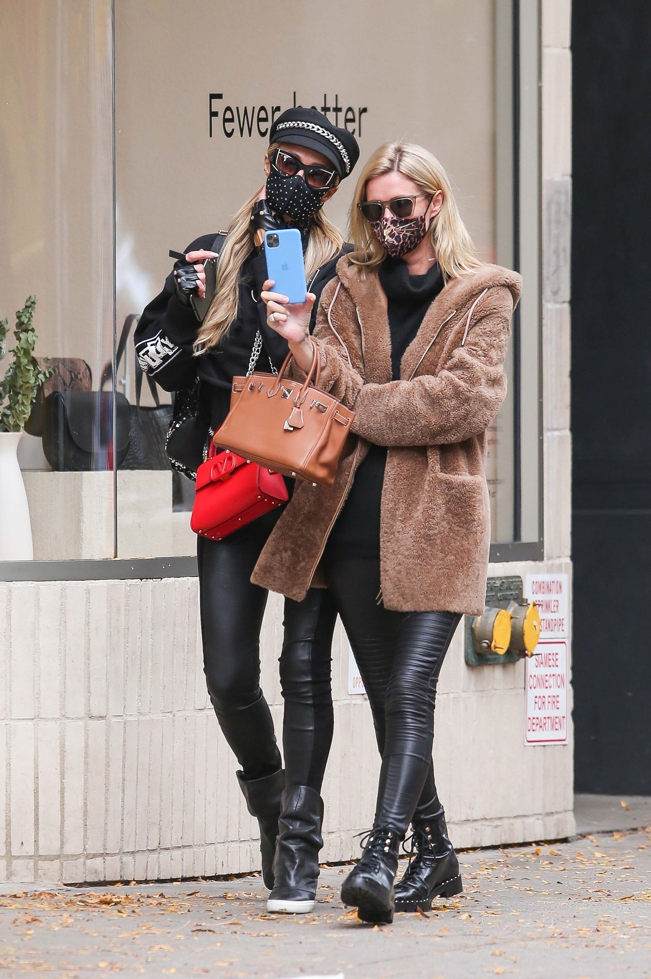 Paris Hilton & Nicky Hilton out shopping in Manhattan’s Soho area