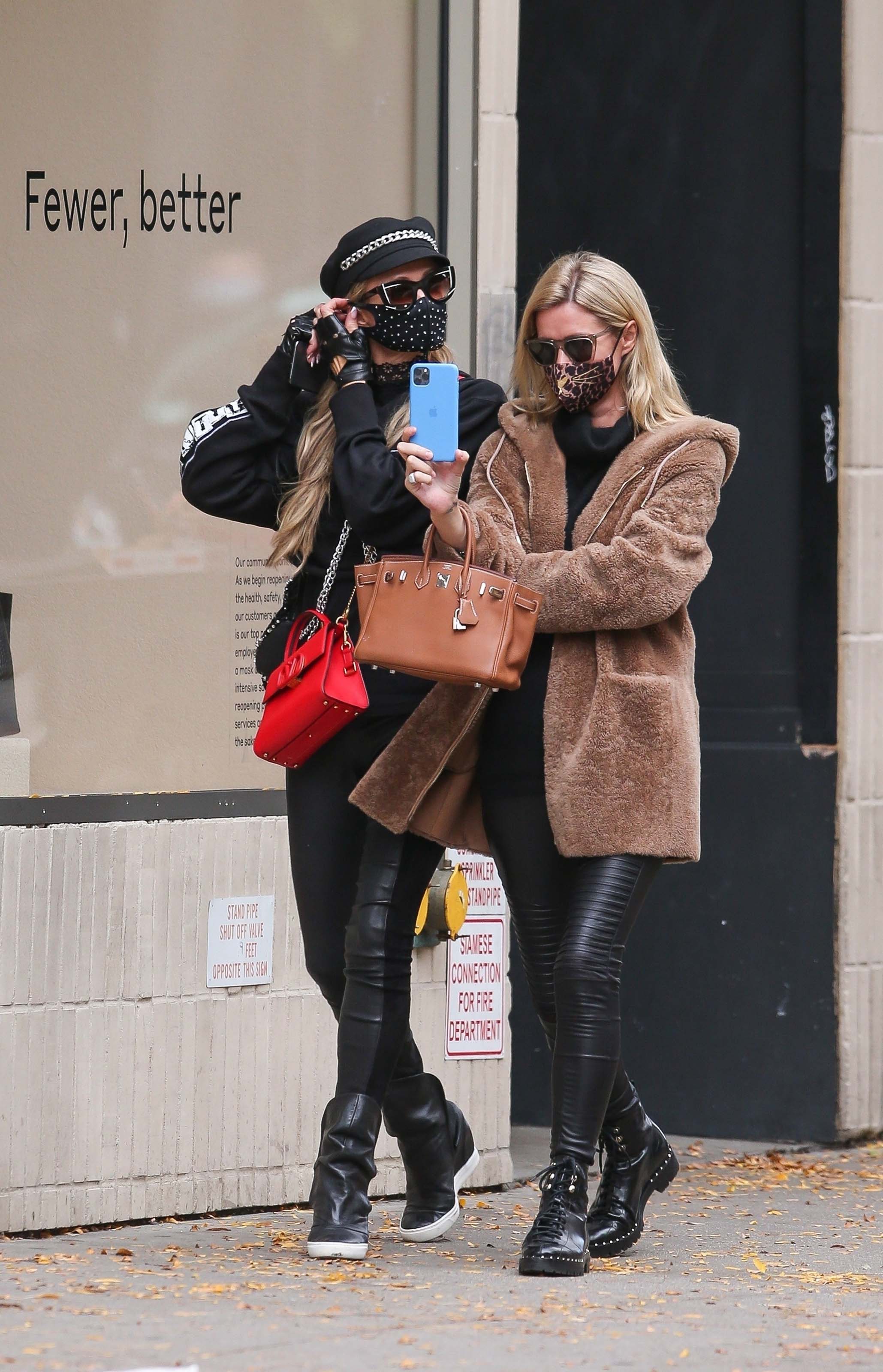 Paris Hilton & Nicky Hilton out shopping in Manhattan’s Soho area