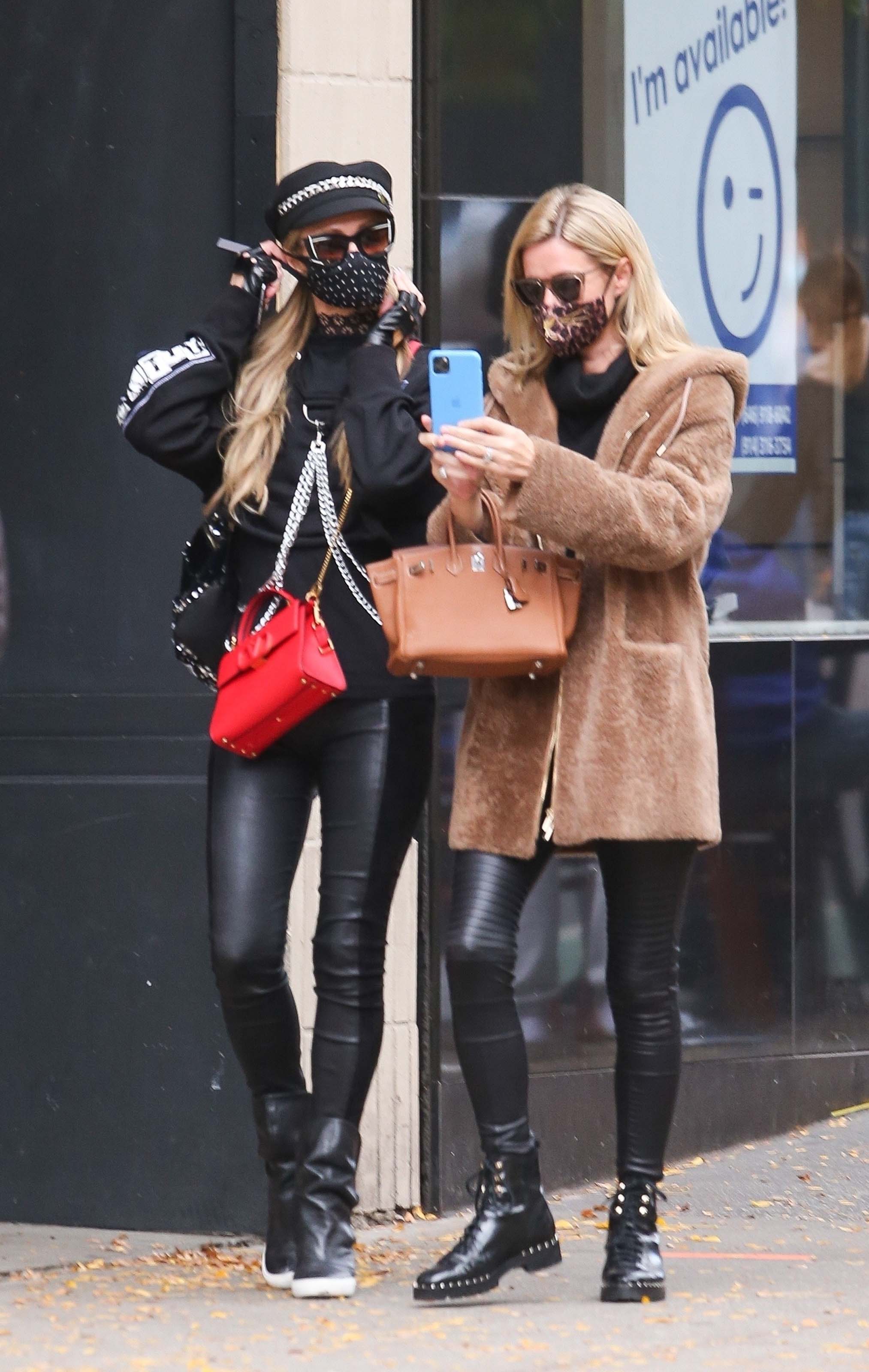 Paris Hilton & Nicky Hilton out shopping in Manhattan’s Soho area