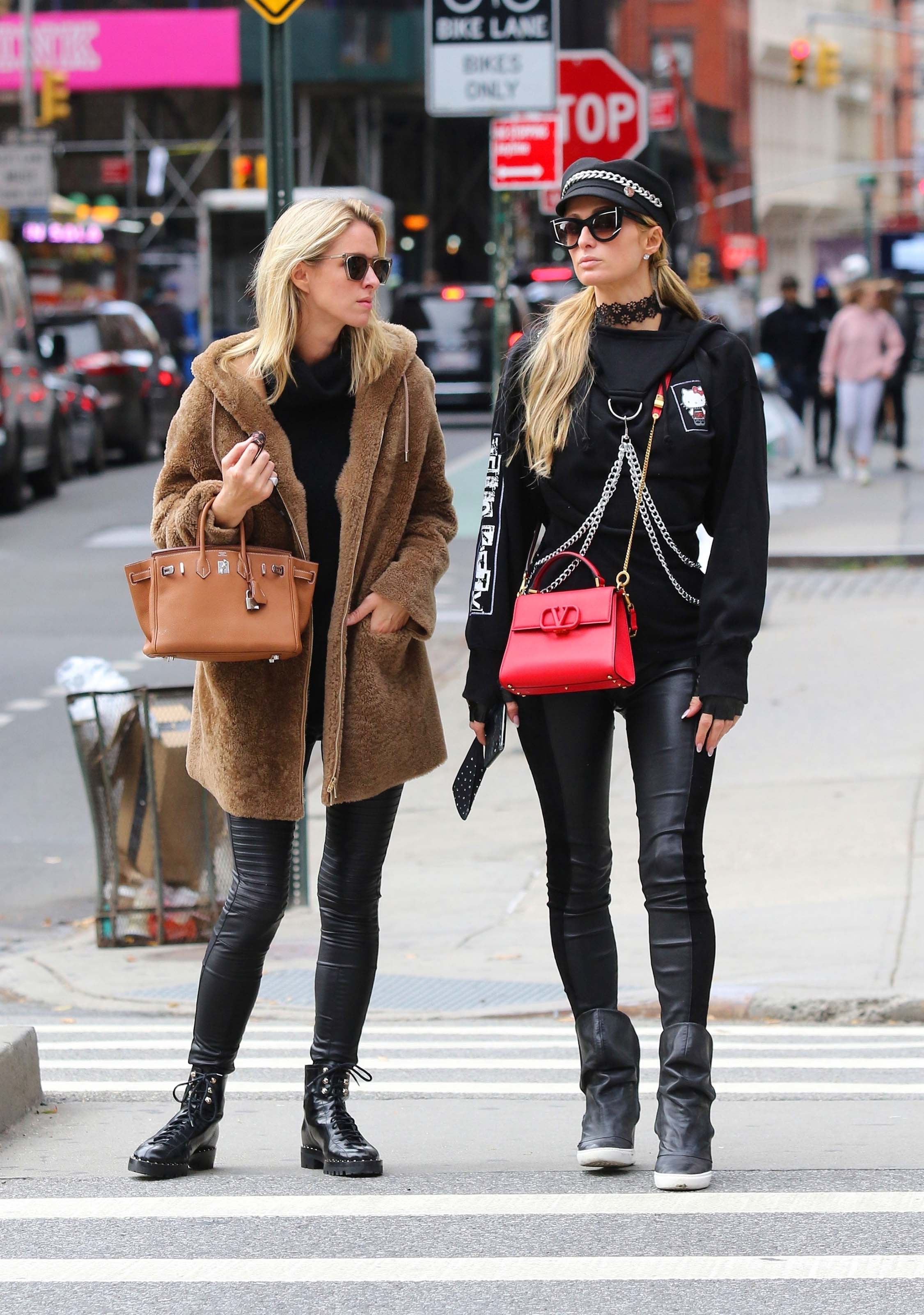 Paris Hilton & Nicky Hilton out shopping in Manhattan’s Soho area