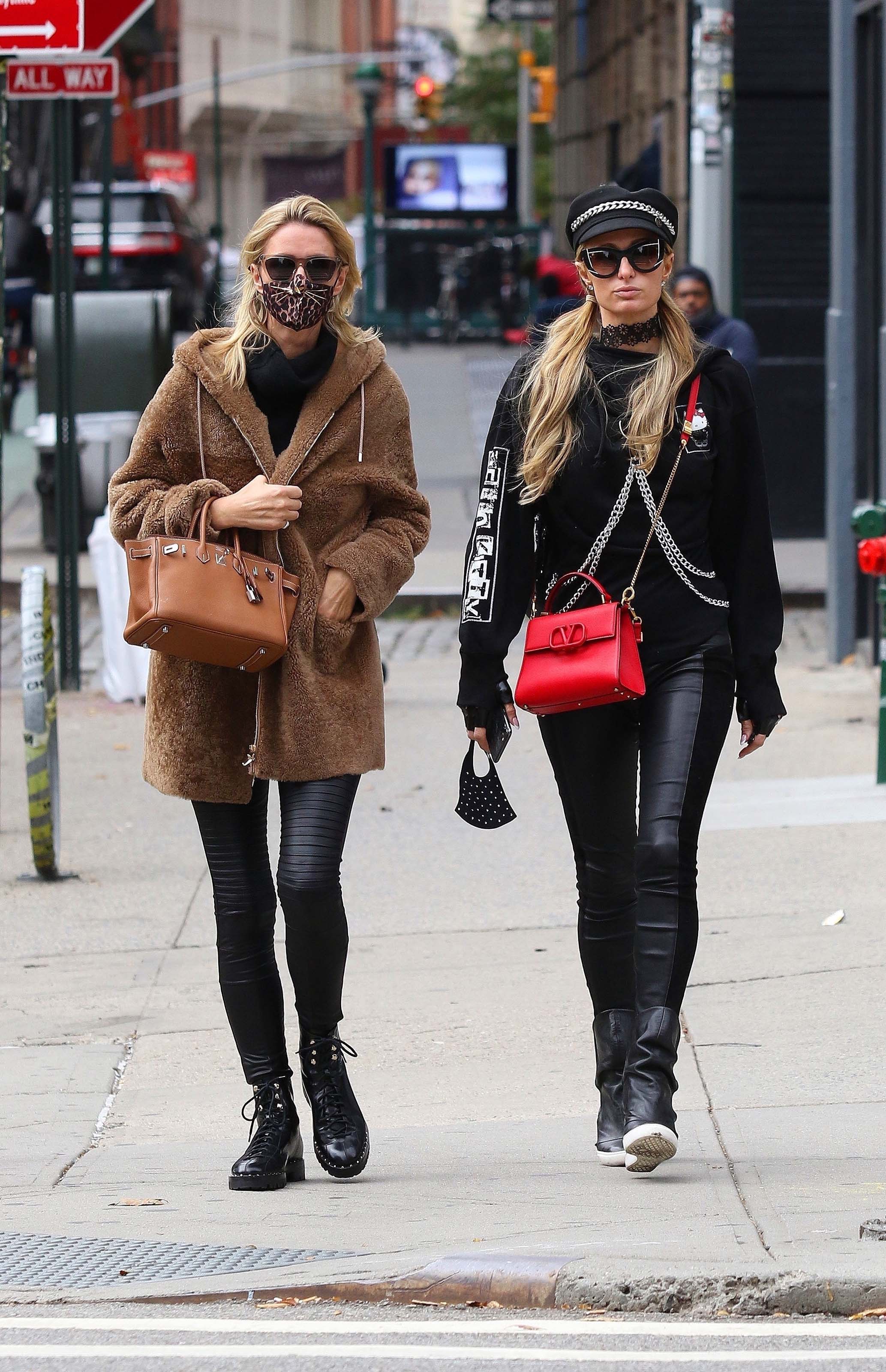 Paris Hilton & Nicky Hilton out shopping in Manhattan’s Soho area