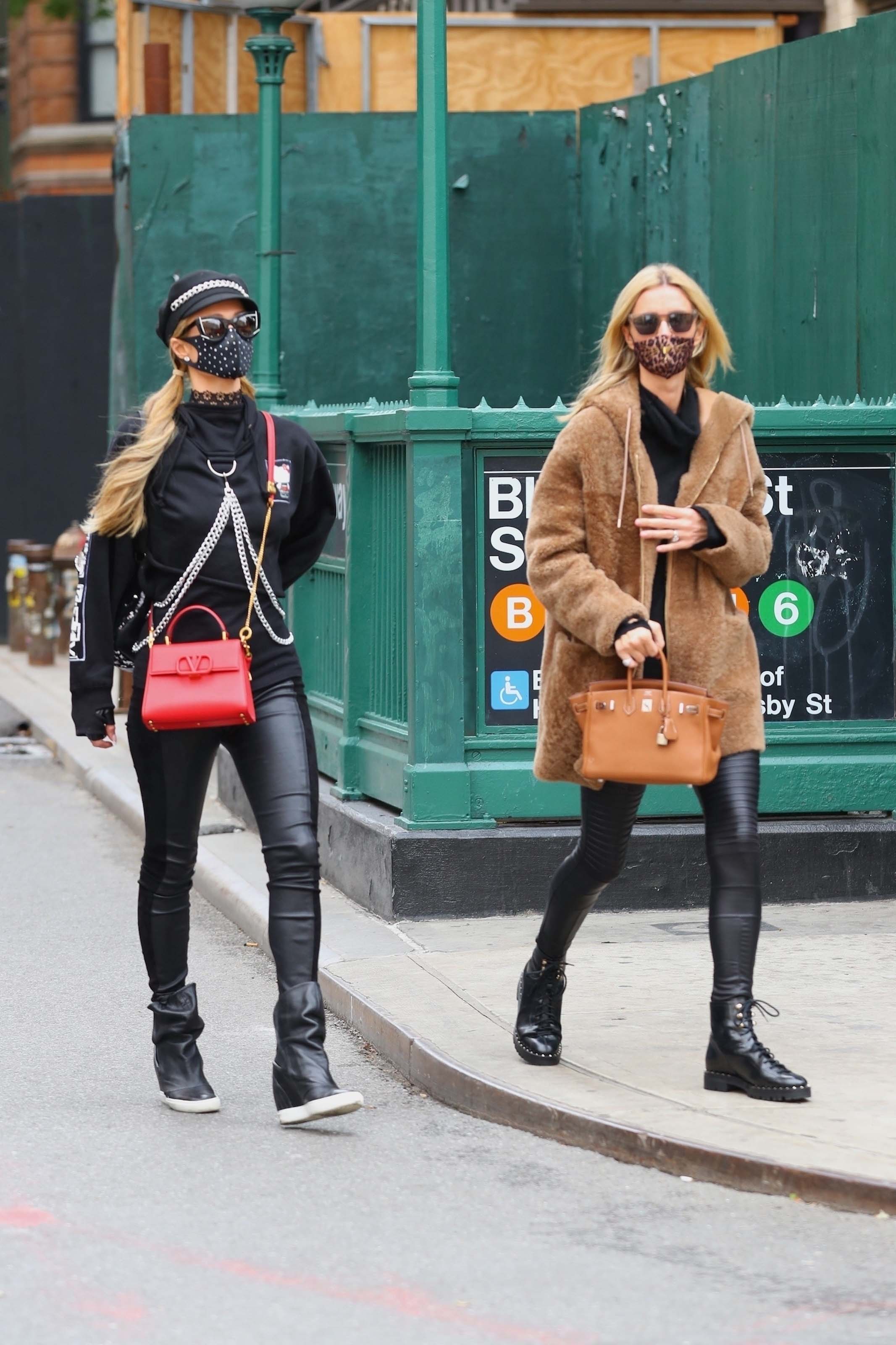 Paris Hilton & Nicky Hilton out shopping in Manhattan’s Soho area