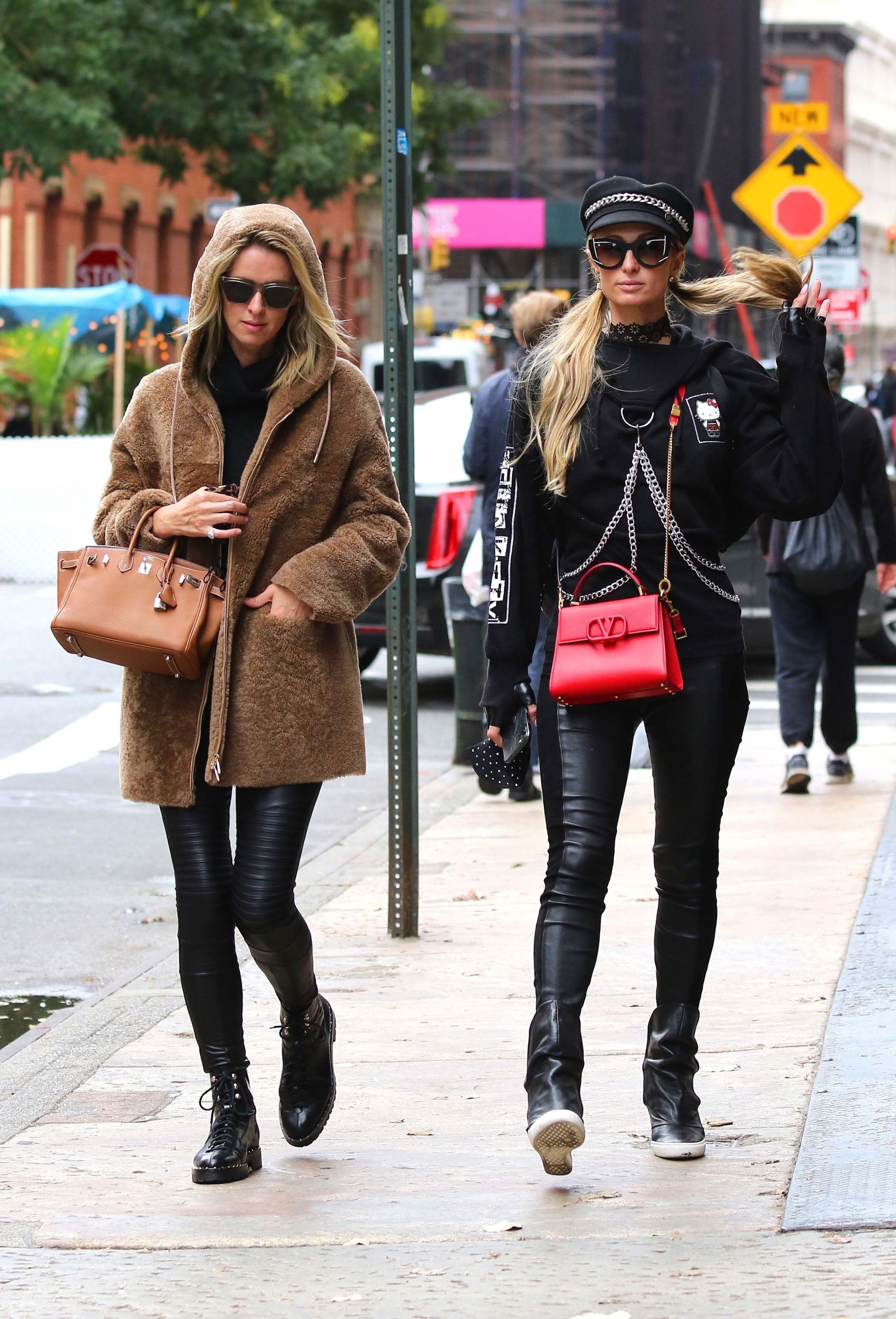 Paris Hilton & Nicky Hilton out shopping in Manhattan’s Soho area