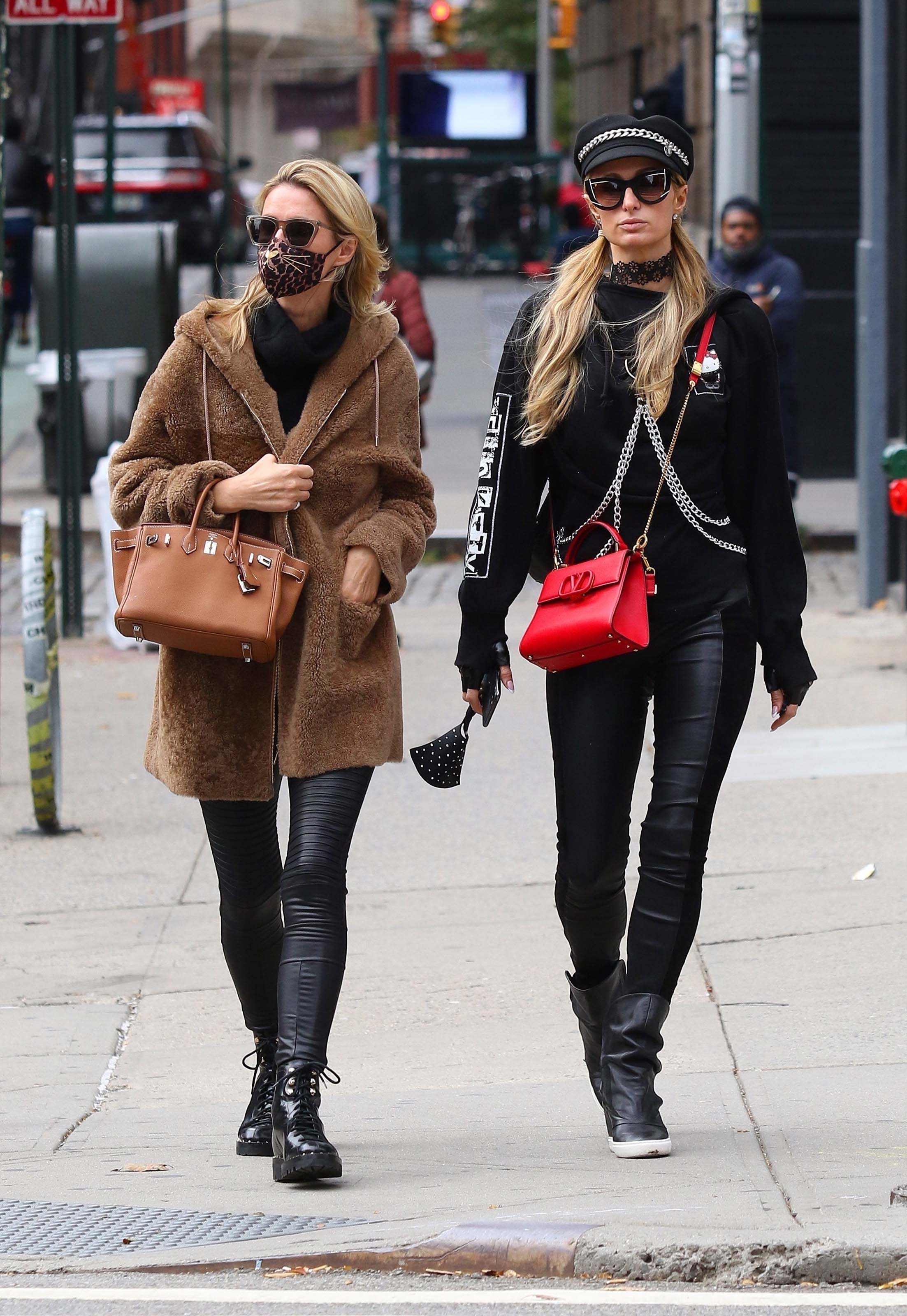 Paris Hilton & Nicky Hilton out shopping in Manhattan’s Soho area