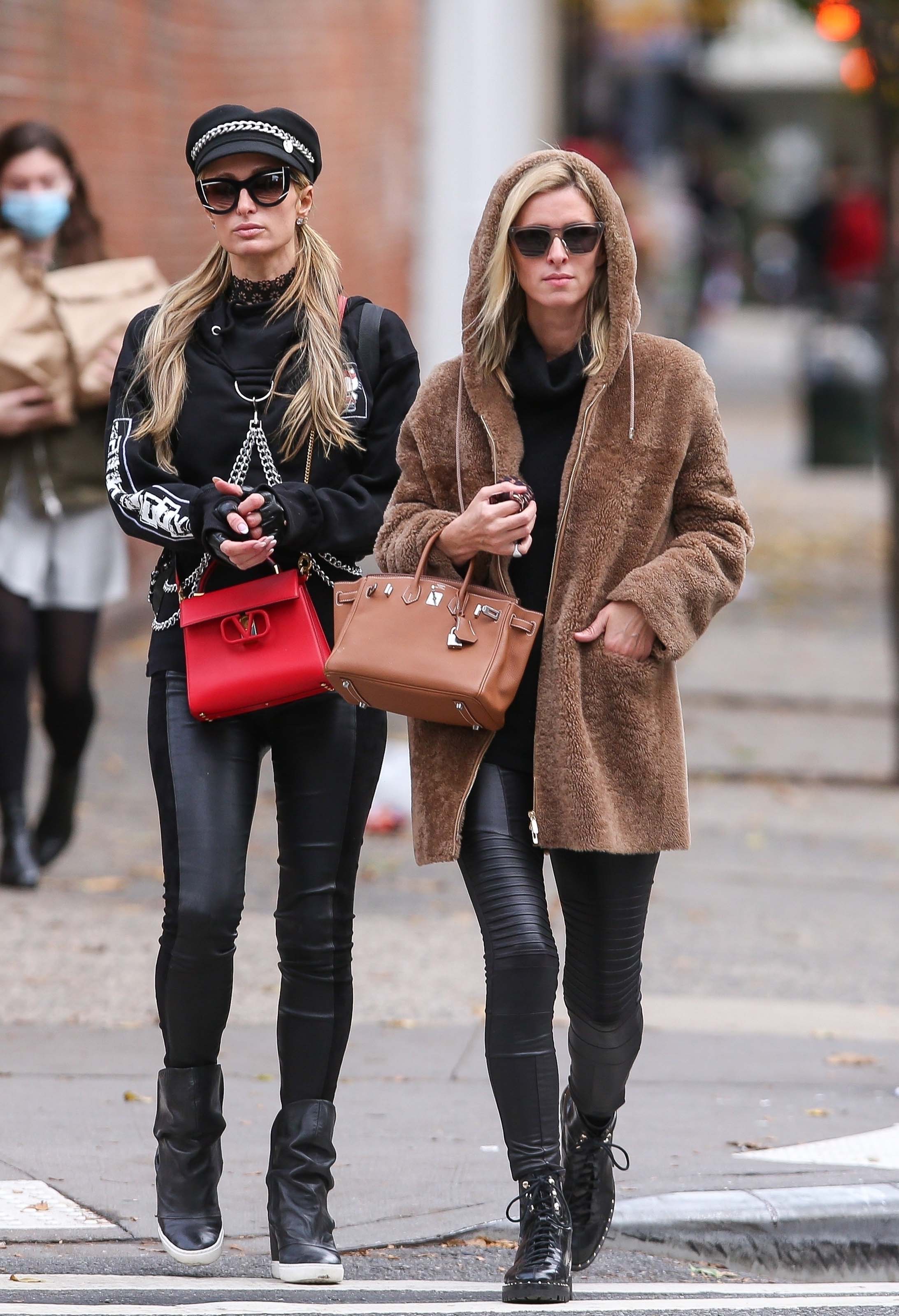 Paris Hilton & Nicky Hilton out shopping in Manhattan’s Soho area