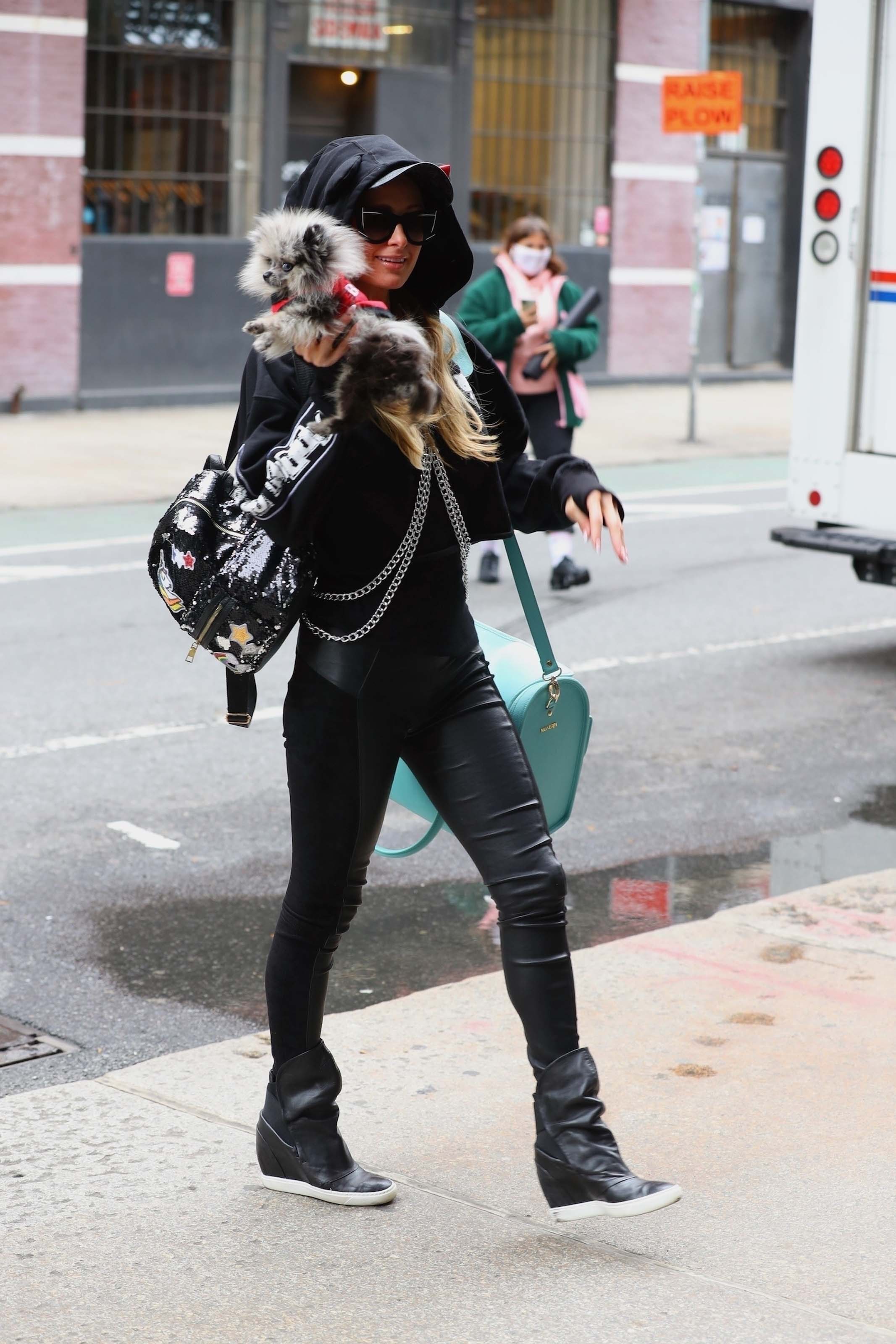 Paris Hilton & Nicky Hilton out shopping in Manhattan’s Soho area