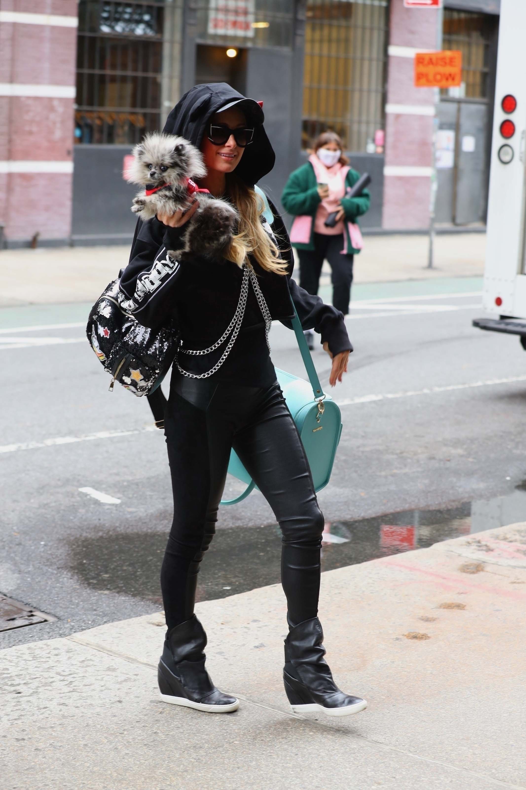 Paris Hilton & Nicky Hilton out shopping in Manhattan’s Soho area