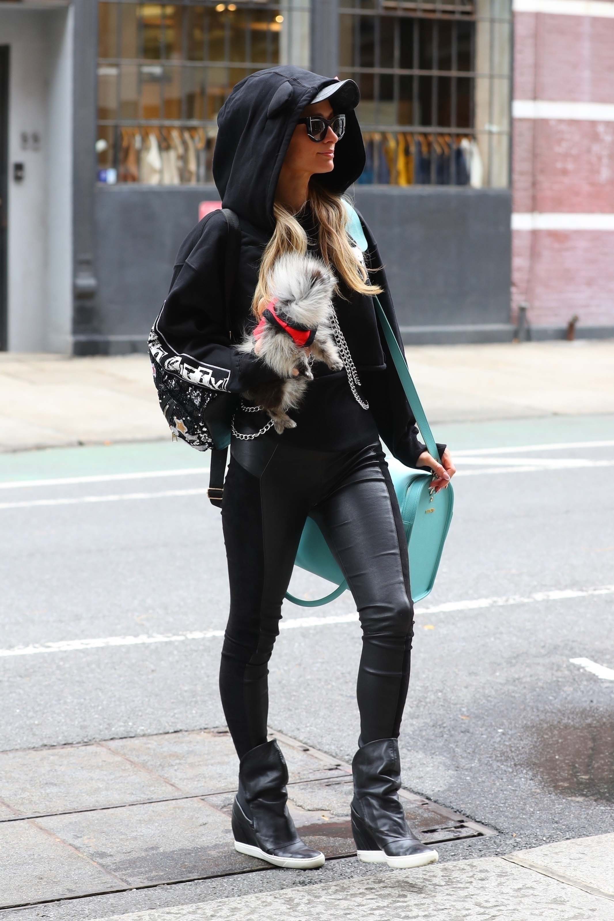 Paris Hilton & Nicky Hilton out shopping in Manhattan’s Soho area