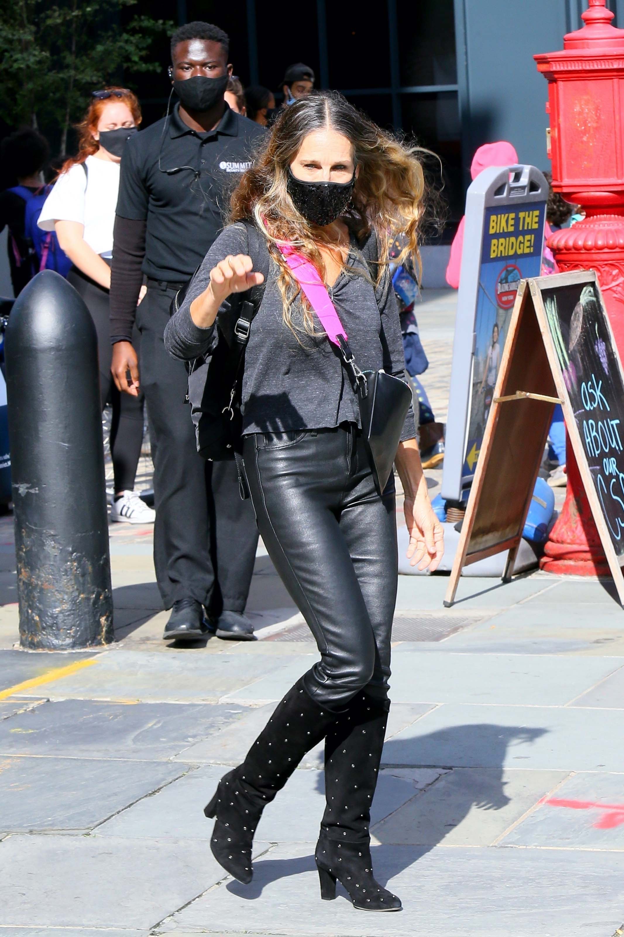 Sarah Jessica Parker at South St. Seaport shoe store