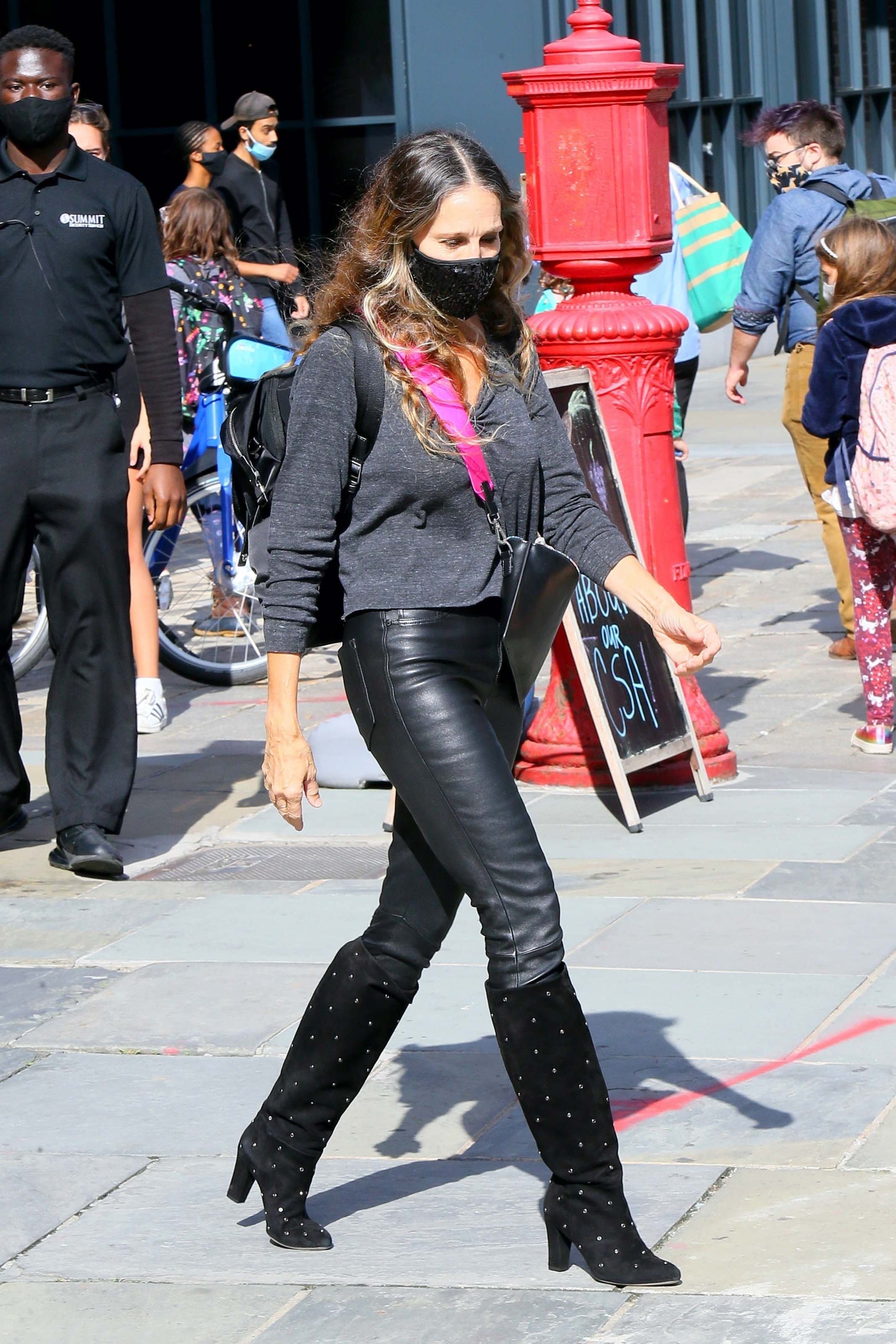 Sarah Jessica Parker at South St. Seaport shoe store