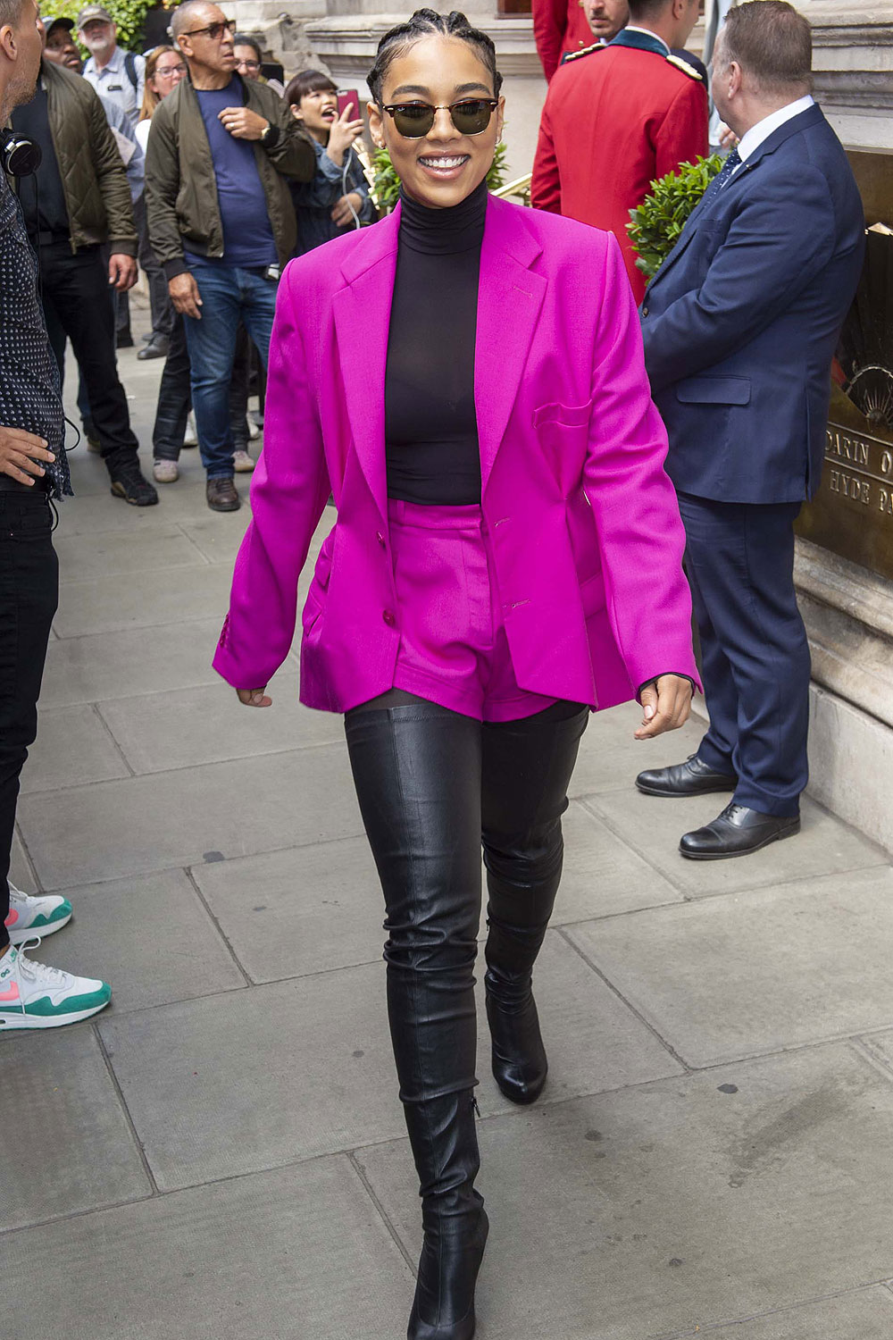 Alexandra Shipp at The Late Late Show