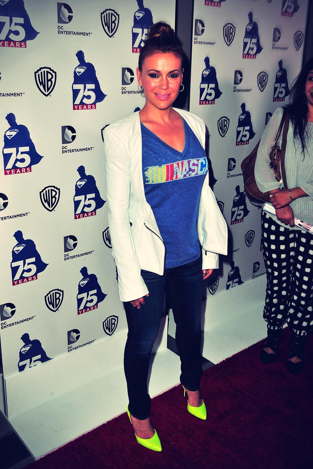 Alyssa Milano attends Superman’s 74th Anniversary Party