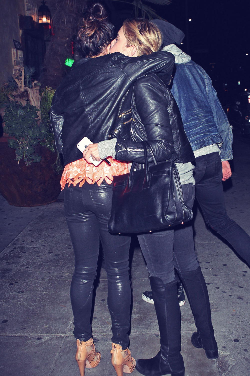 Ashley Benson & Vanessa Hudgens at El Compadre Restaurant