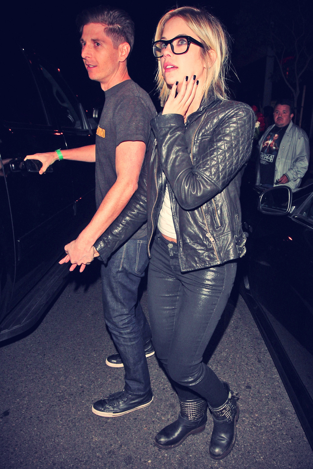 Ashley Benson at Bootsy Bellows nightclub