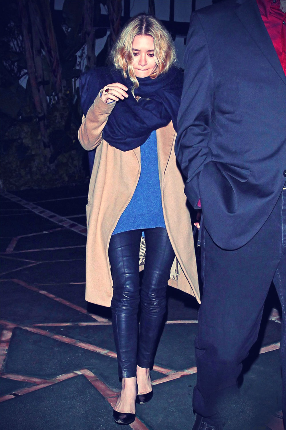 Ashley Olsen leaves a private Holiday party