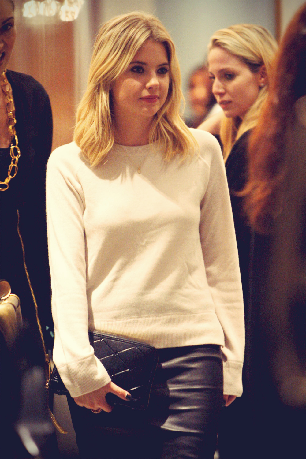 Ashley Benson leaving the Monika Chiang store