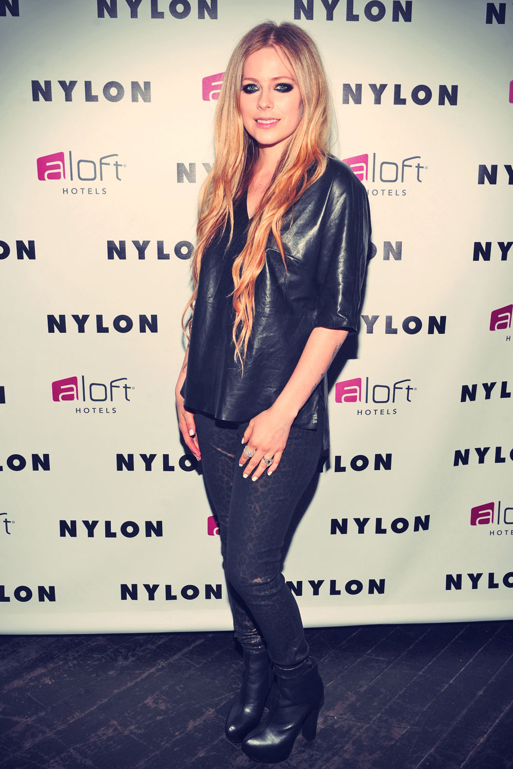 Avril Lavigne NYLON And Aloft Hotels Celebrate The June/July Music Issue