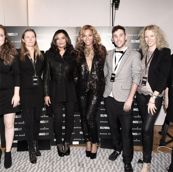 Beyonce at House of Deréon launch at Selfridges in London