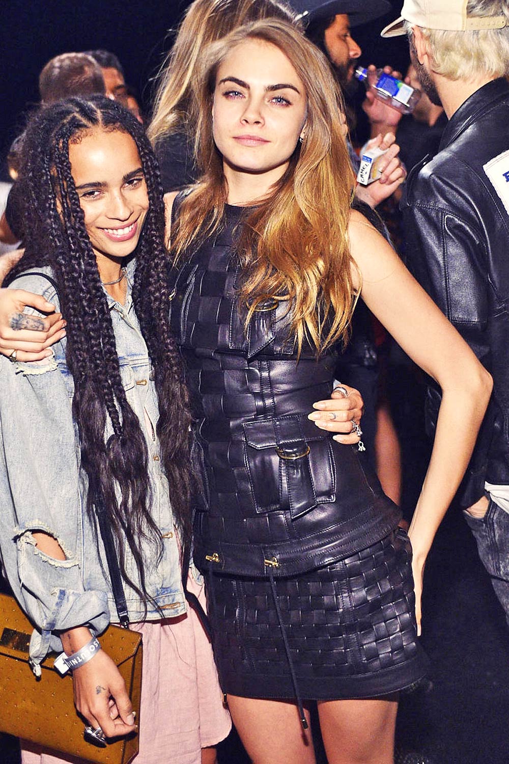 Cara Delevingne attends Olivier Rousteing’s Birthday Party - Leather