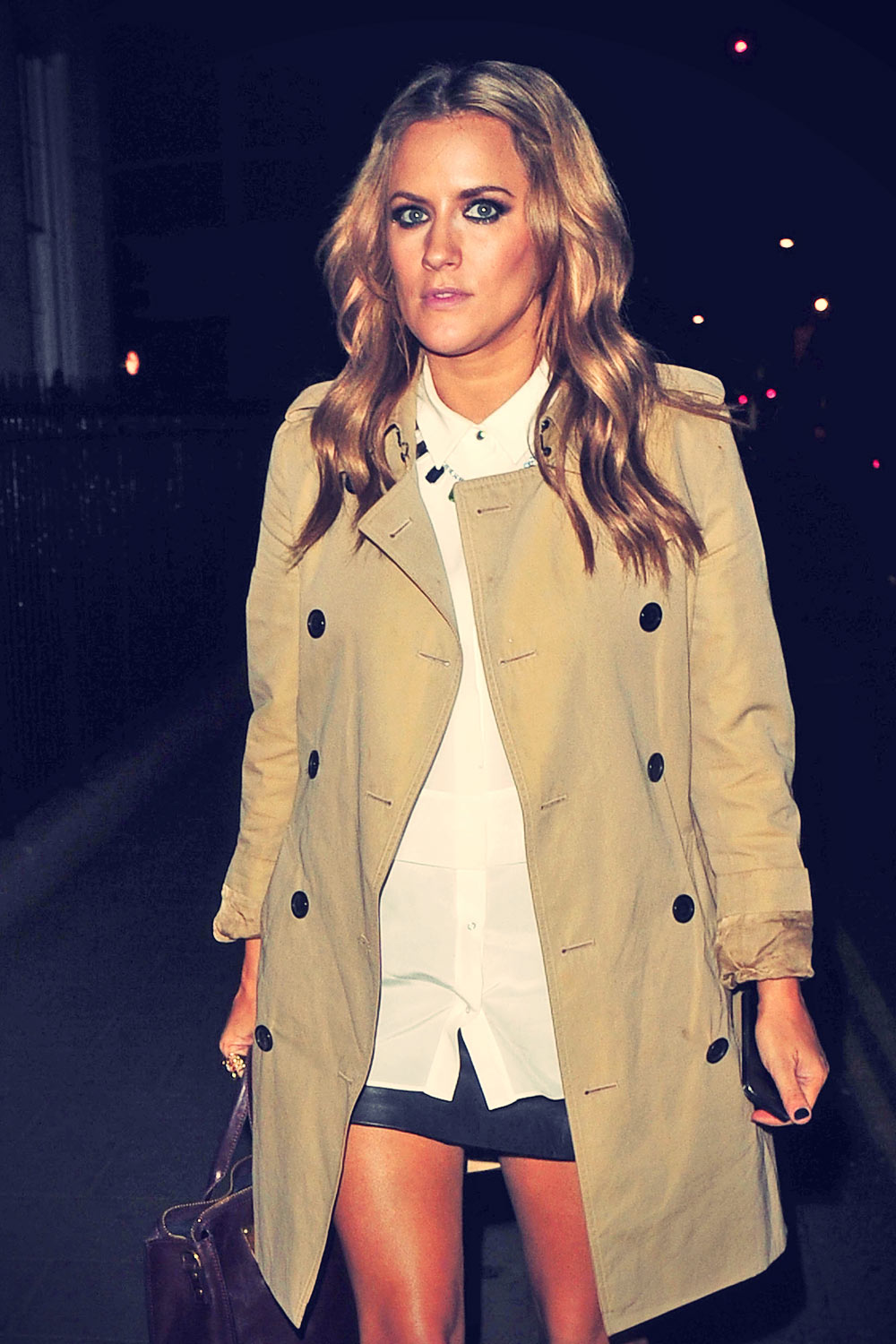 Caroline Flack London candids