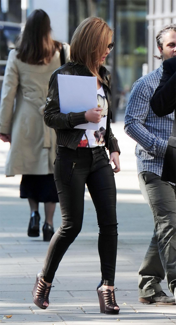 Cheryl Cole at the American Embassy in London