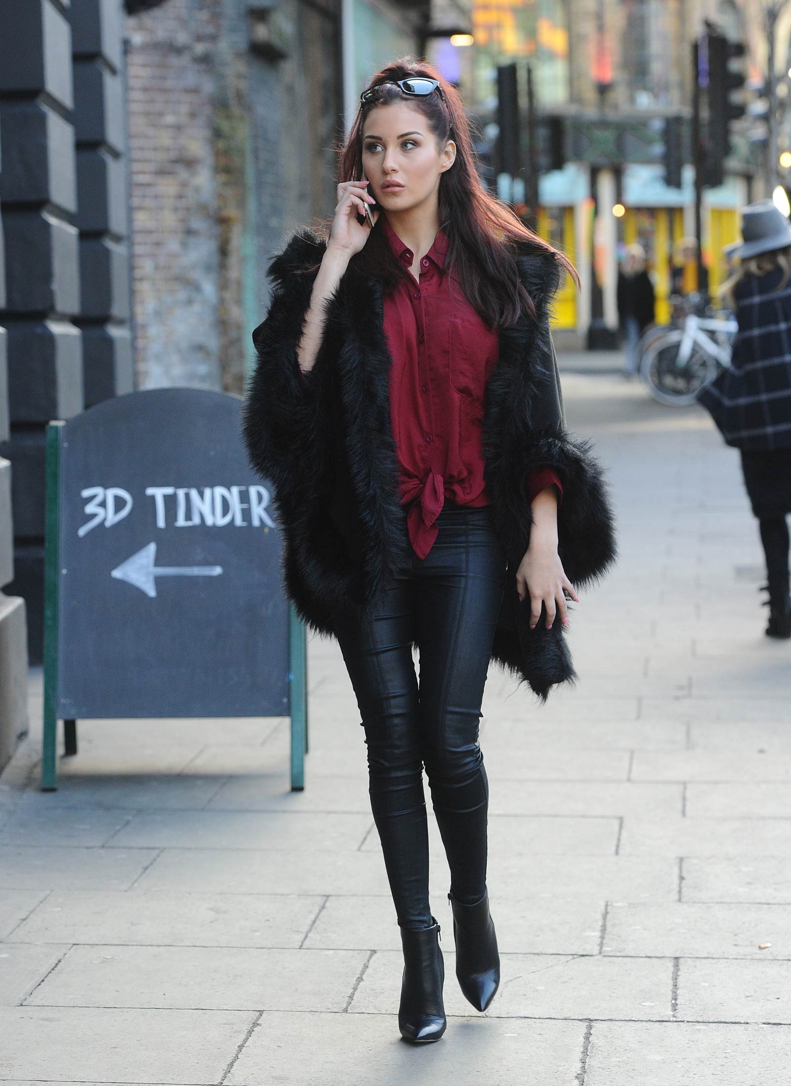 Chloe Goodman out and about in London