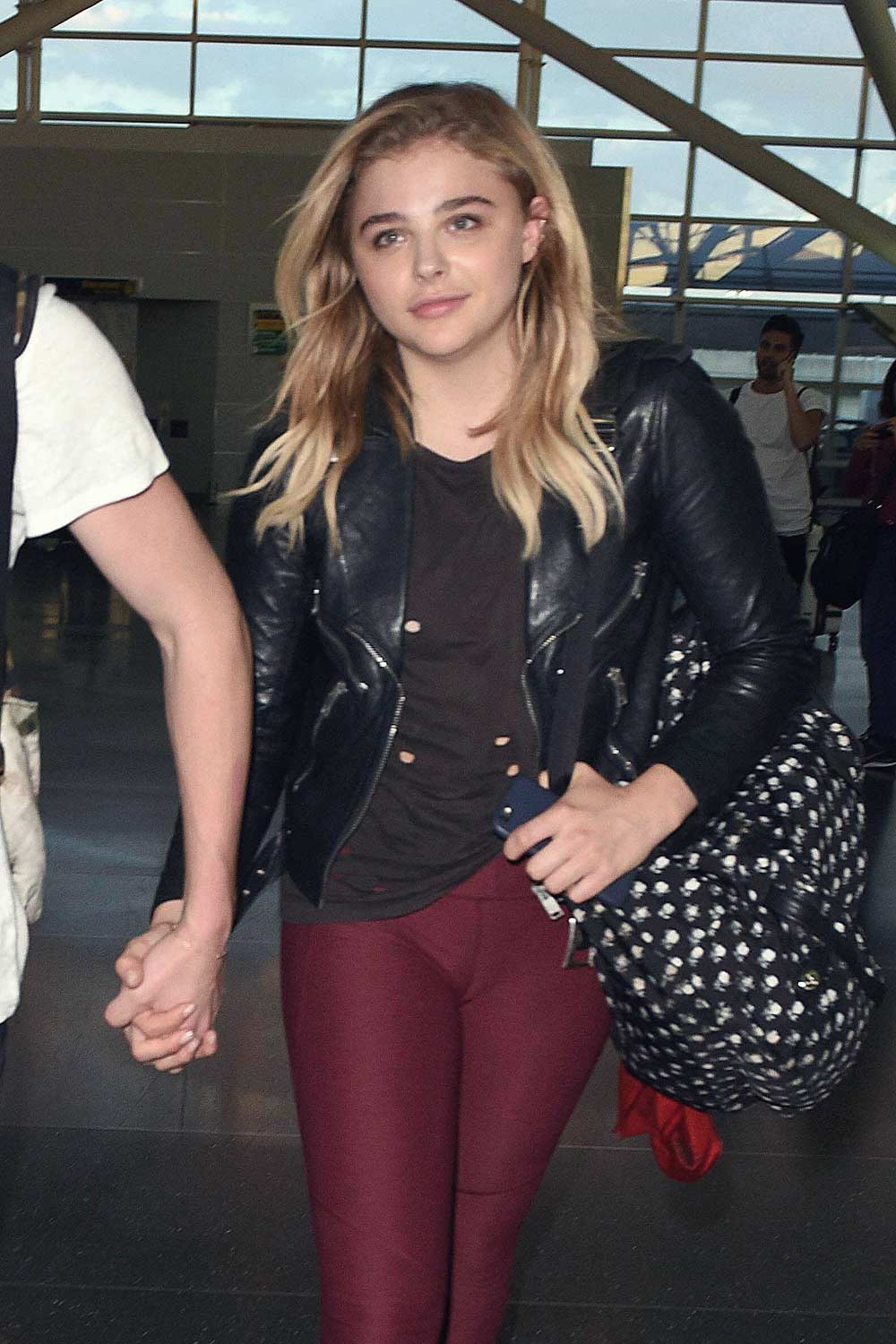 Chloe Moretz at JFK