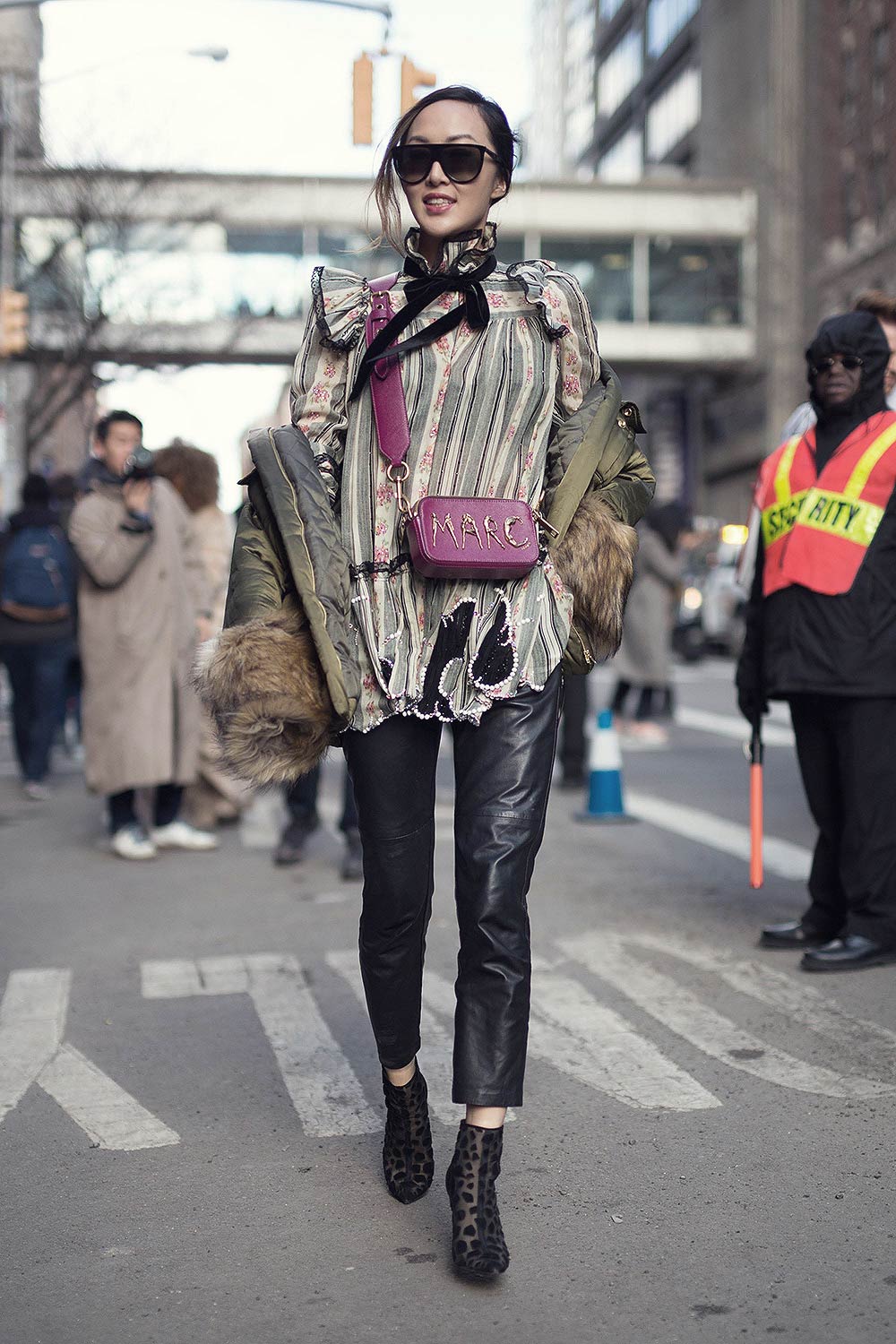 Chriselle Lim is seen attending MARC JACOBS