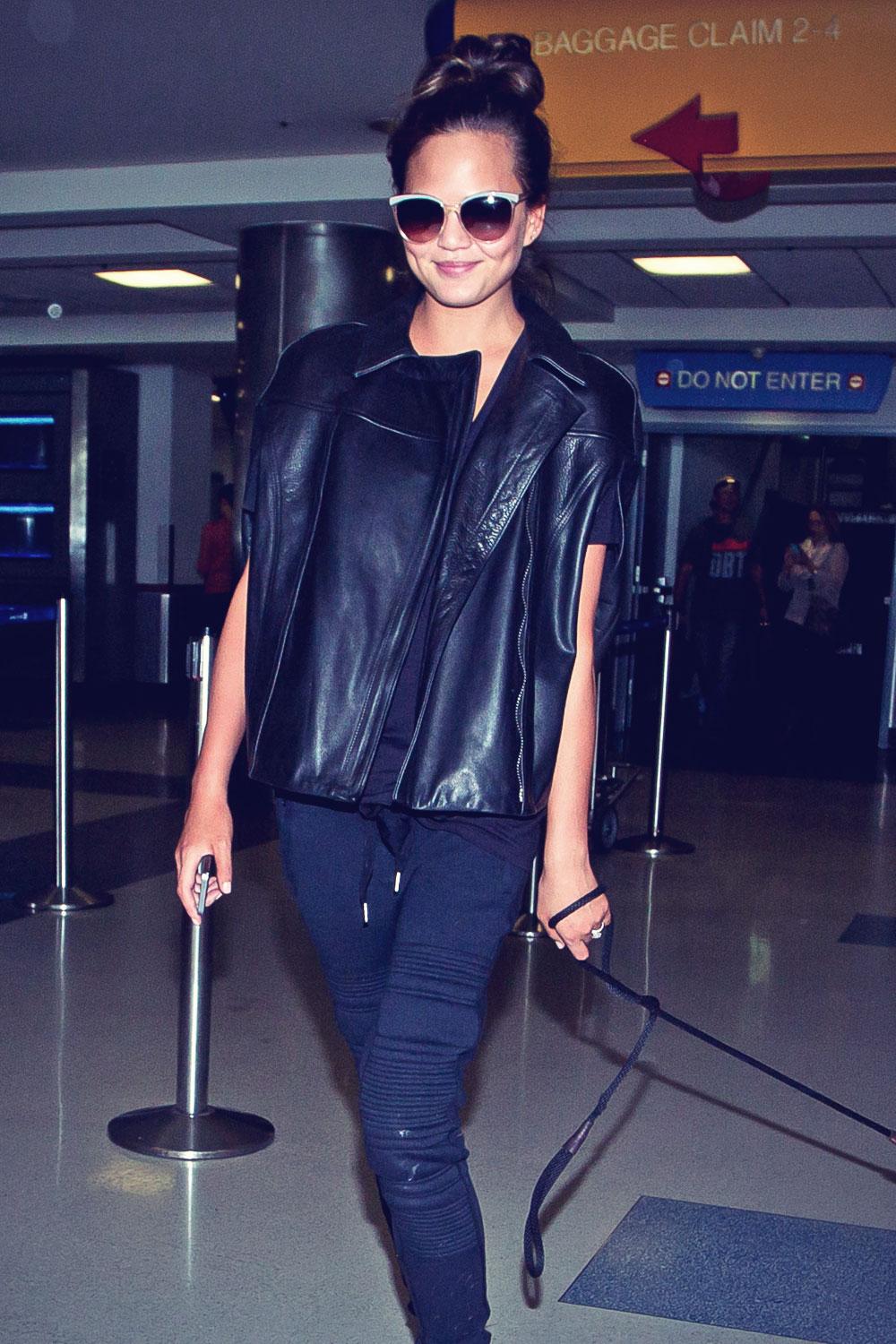 Chrissy Teigen at LAX Airport