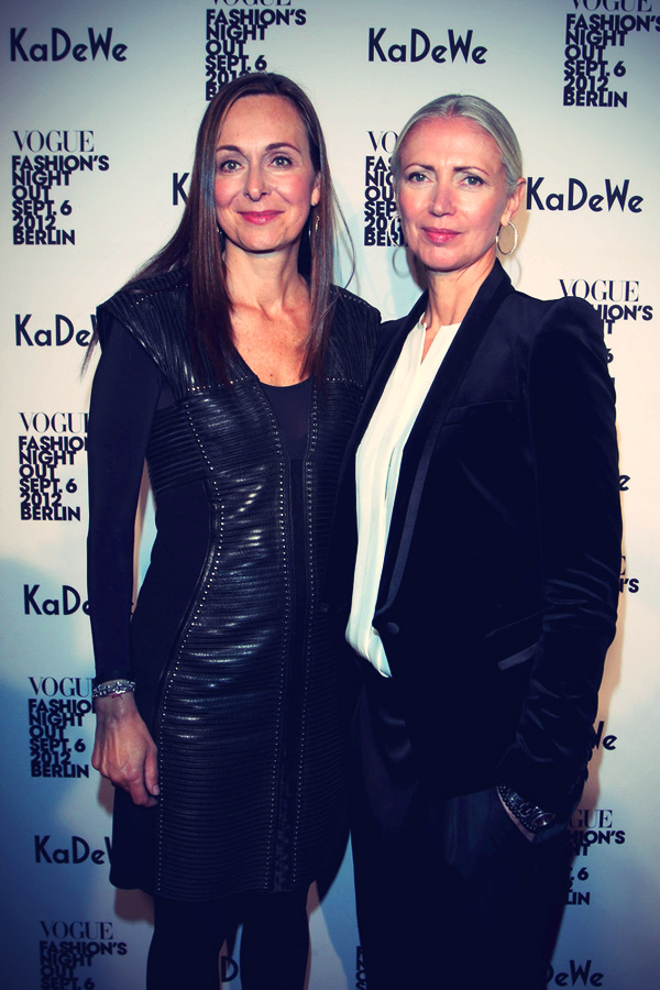 Christiane Arp & Ursula Vierkoetter at Vogue Fashions Night Out
