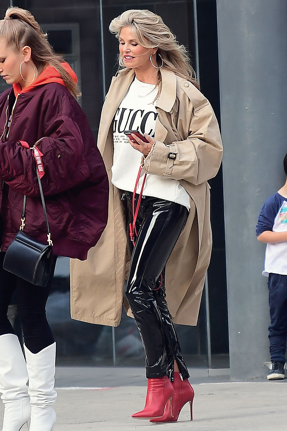 Christie Brinkley at Knicks vs Heat Basketball game