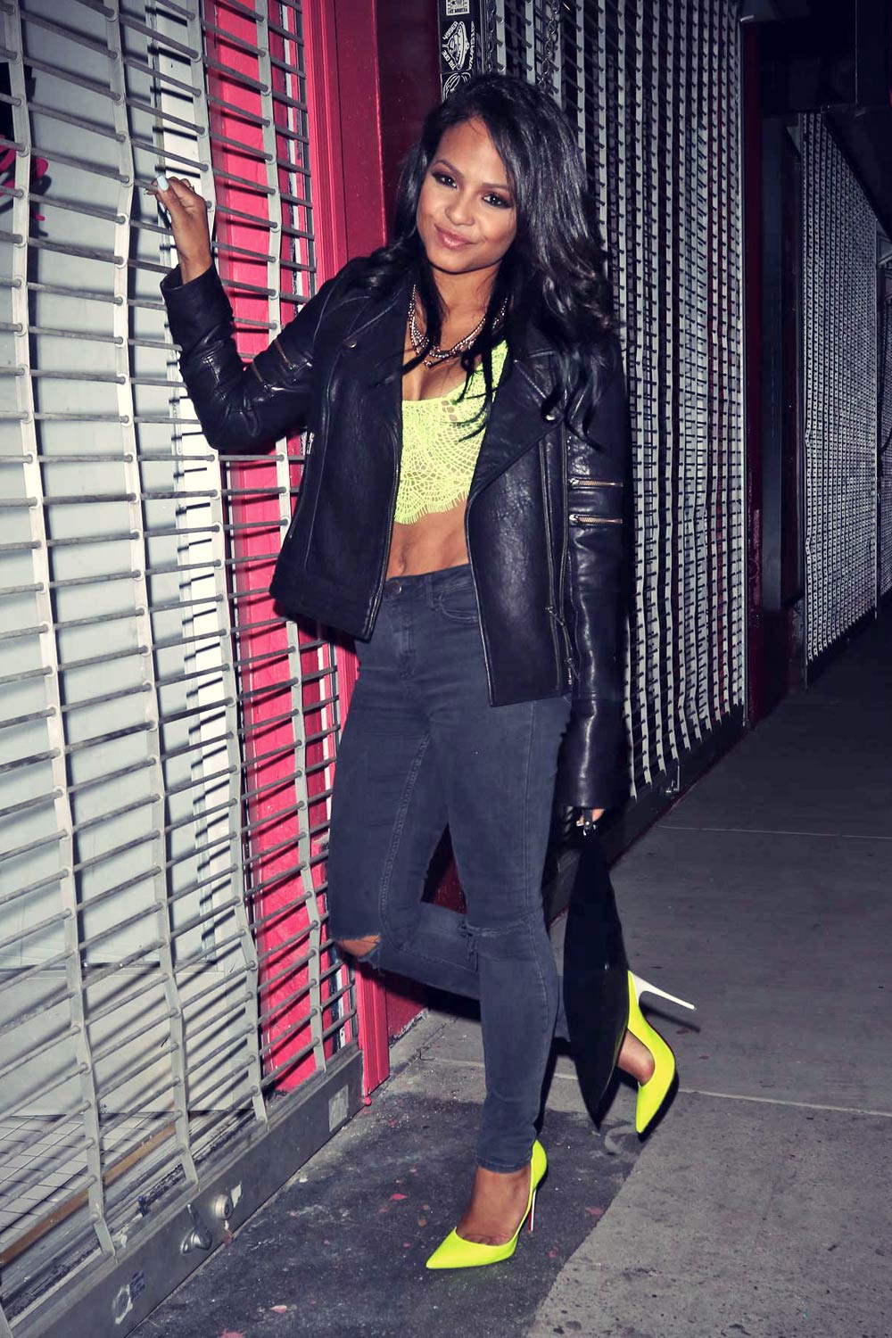 Christina Milian at her We Are Pop Culture pop up shop