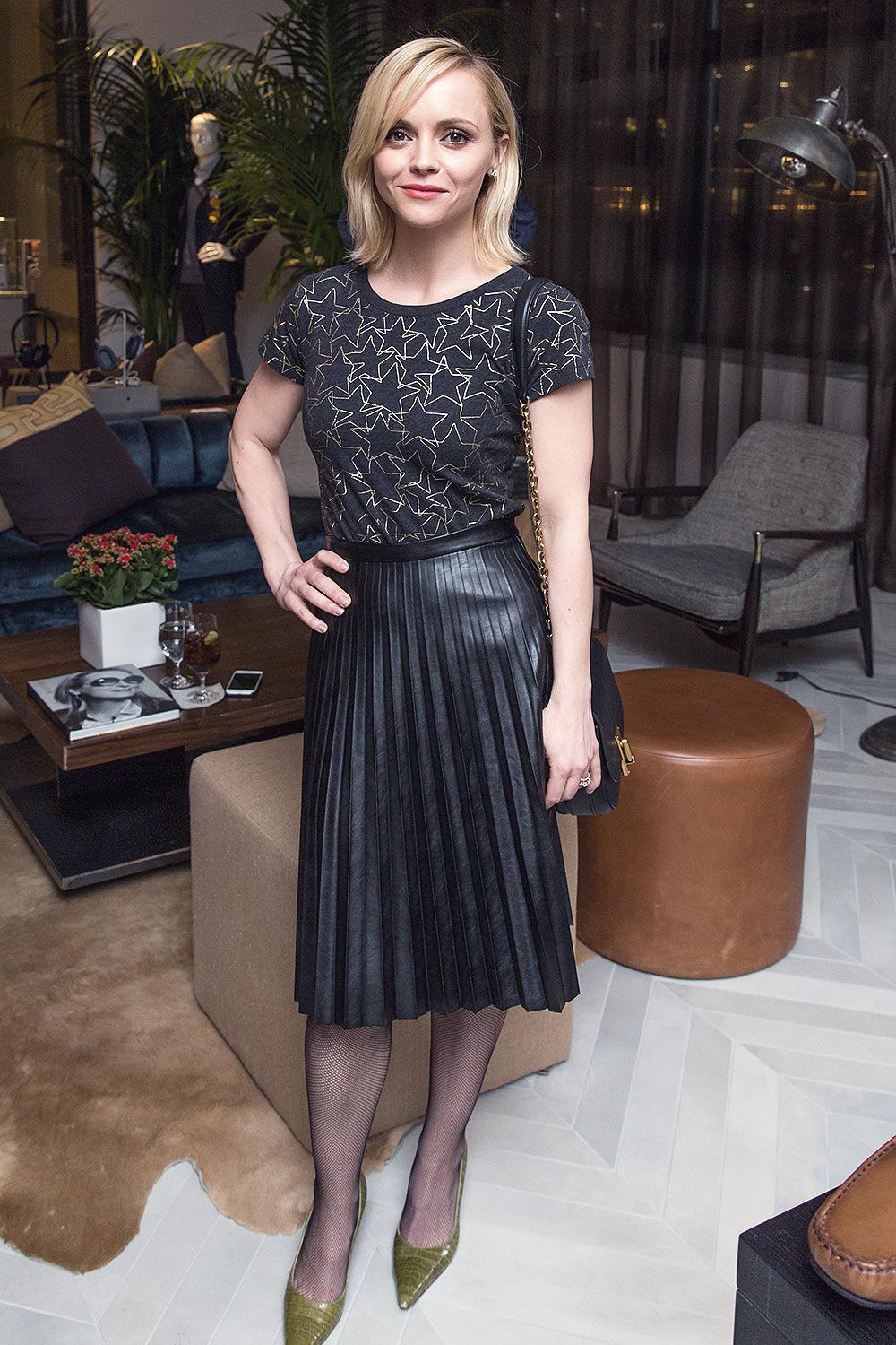 Christina Ricci attends Saks Fifth Avenue and Marc Metrick dinner