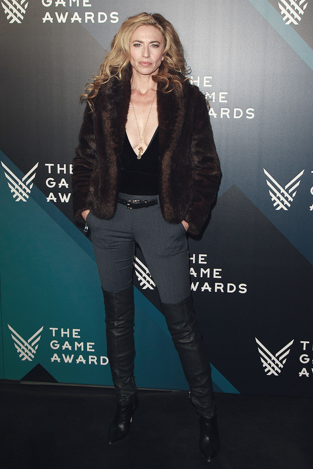 Claudia Black attends The Game Awards 2017